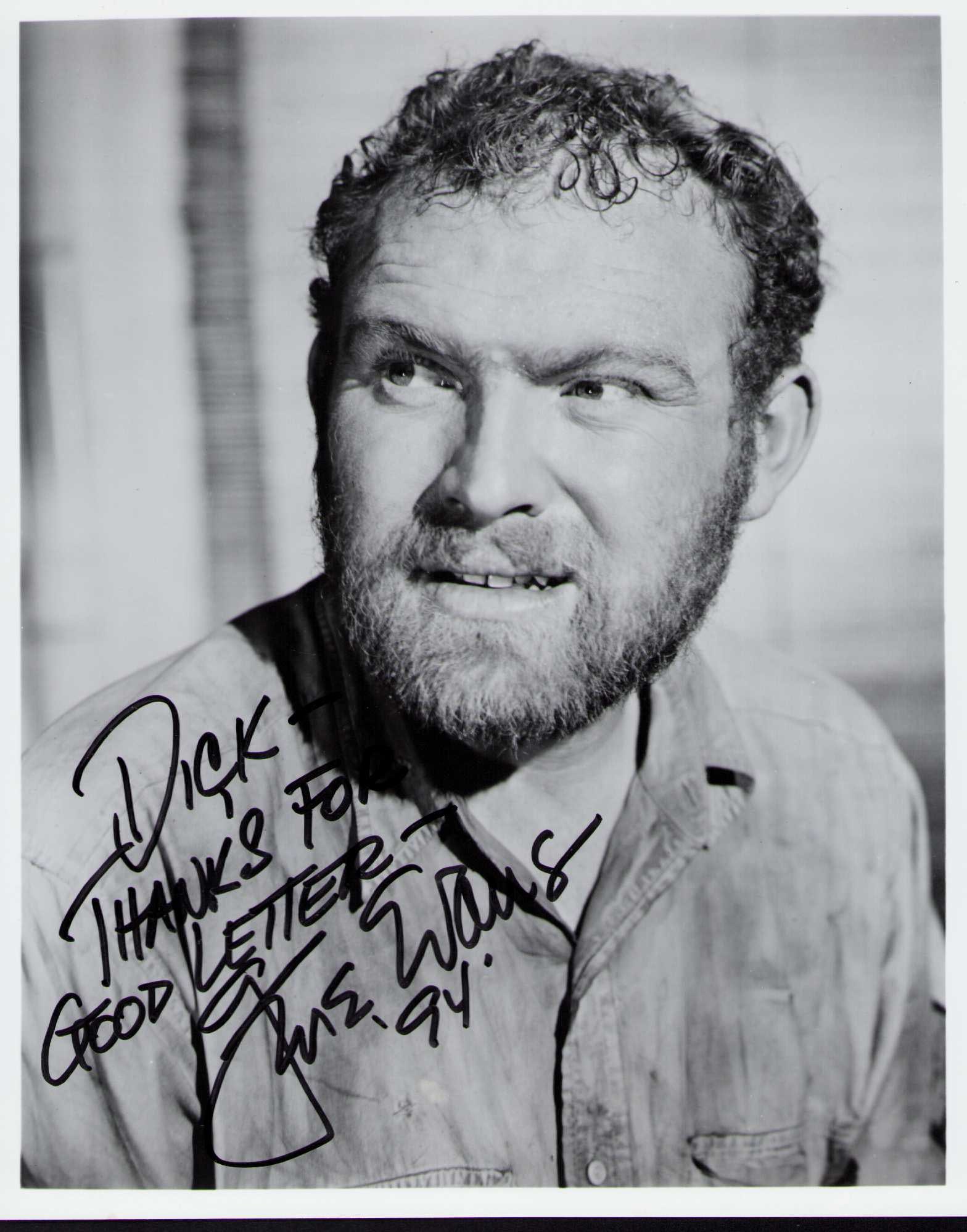 Gene Evans signed photograph (1 of 1)