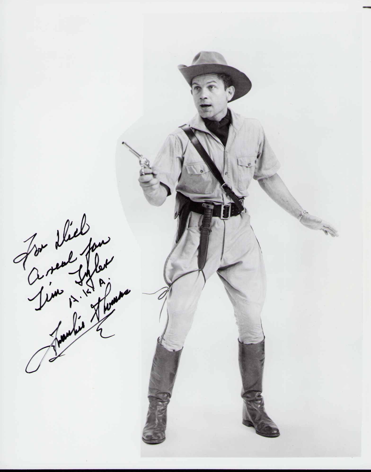 Frankie Thomas signed photograph (1 of 1)