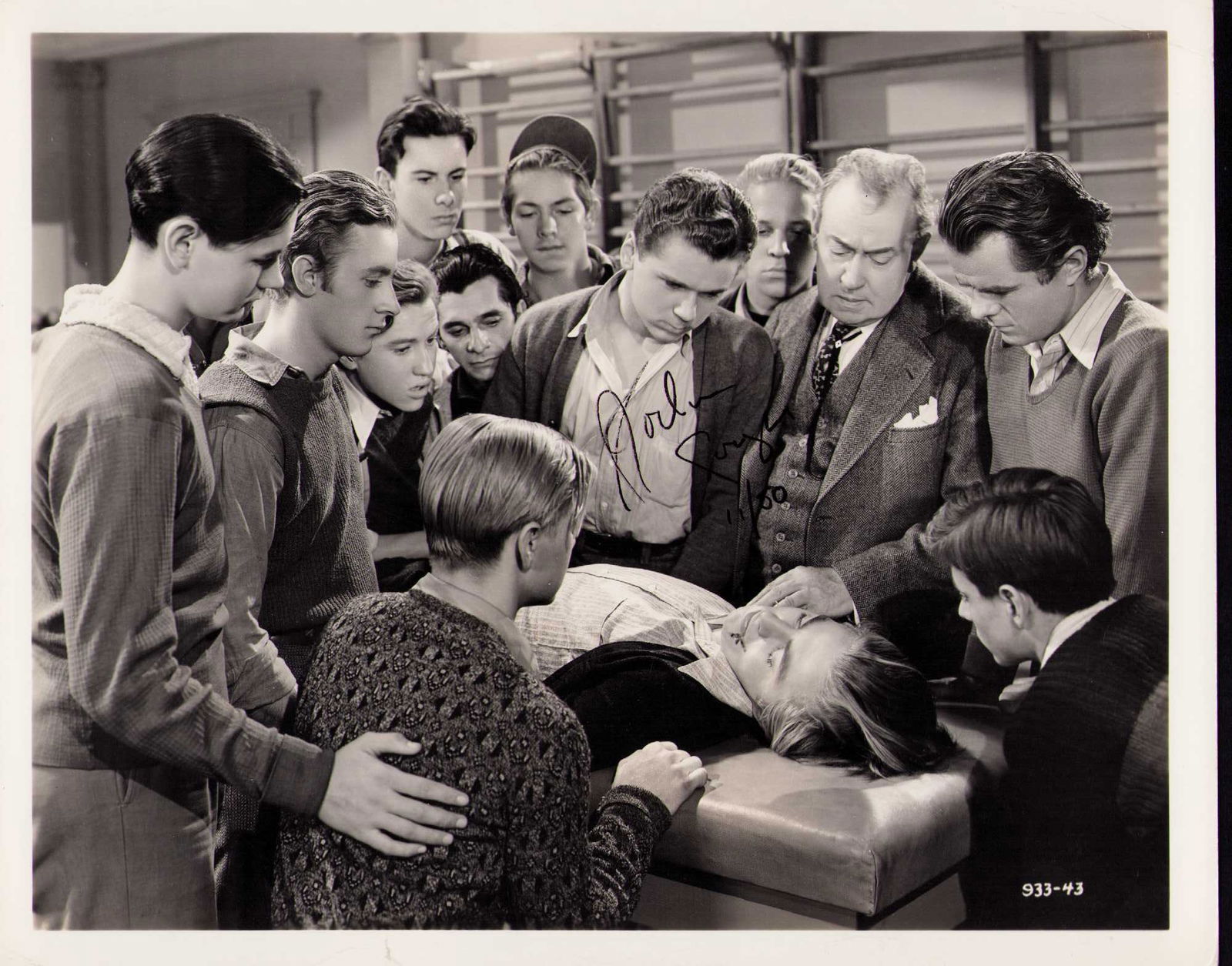 Jackie Cooper signed photograph: A nice vintage early still signed by the child star and later great Director Certificate of AuthenticityEVERY item in this auction comes with at minimum a fully illustrated and serial numbered COA sig