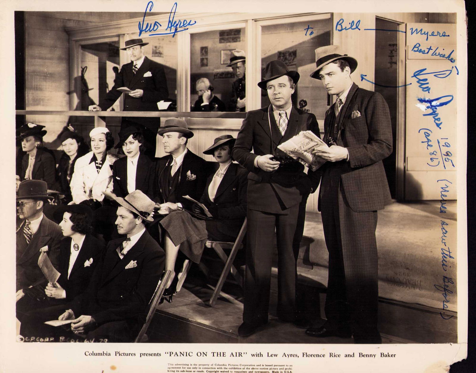 Lew Ayres signed photograph B (1 of 1)