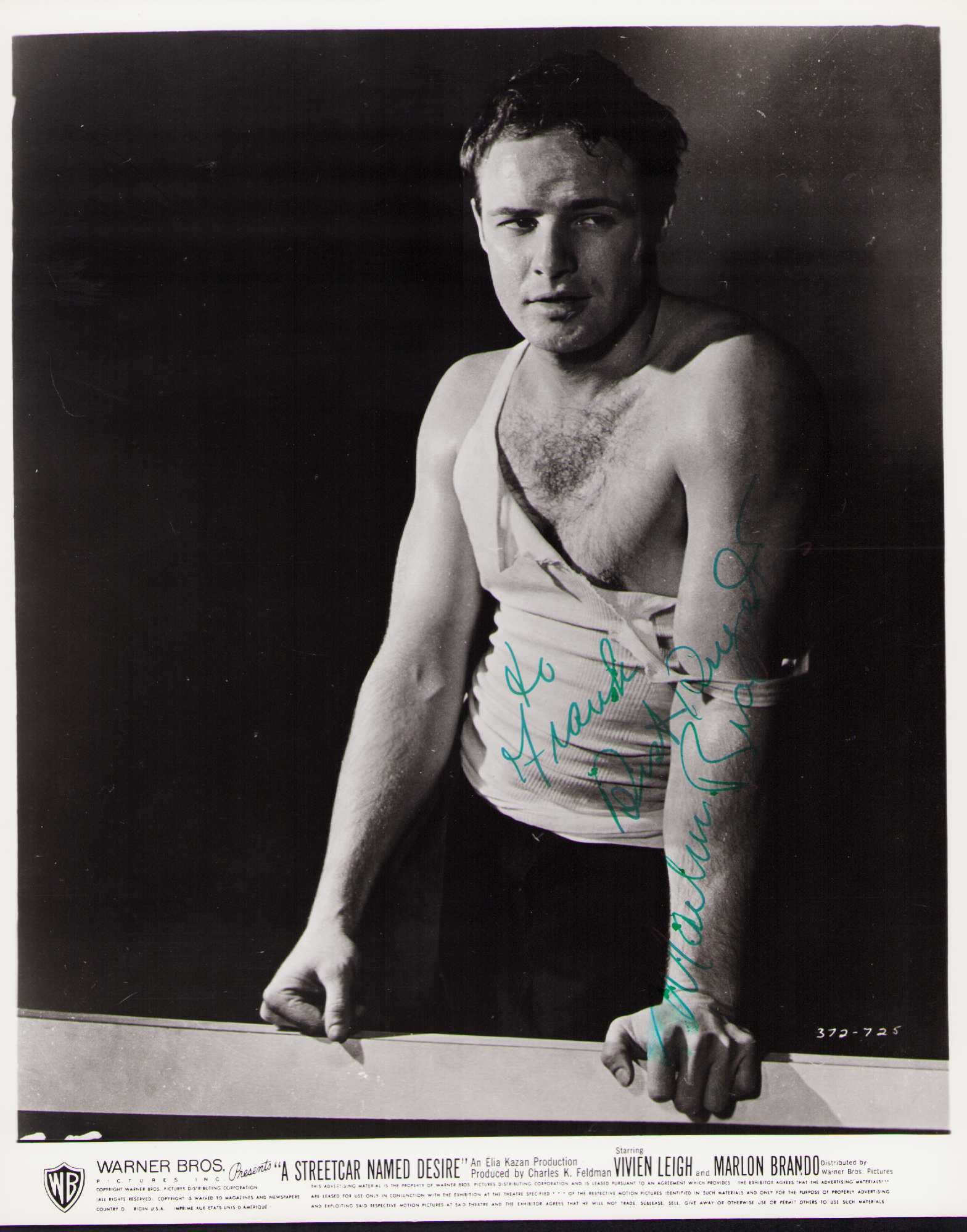 Marlon Brando signed photograph (1 of 1)