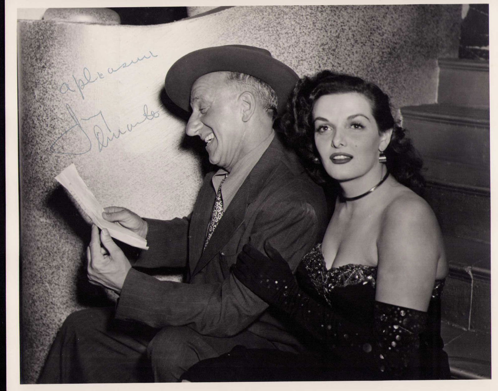 Jimmy Durante signed photograph (1 of 1)