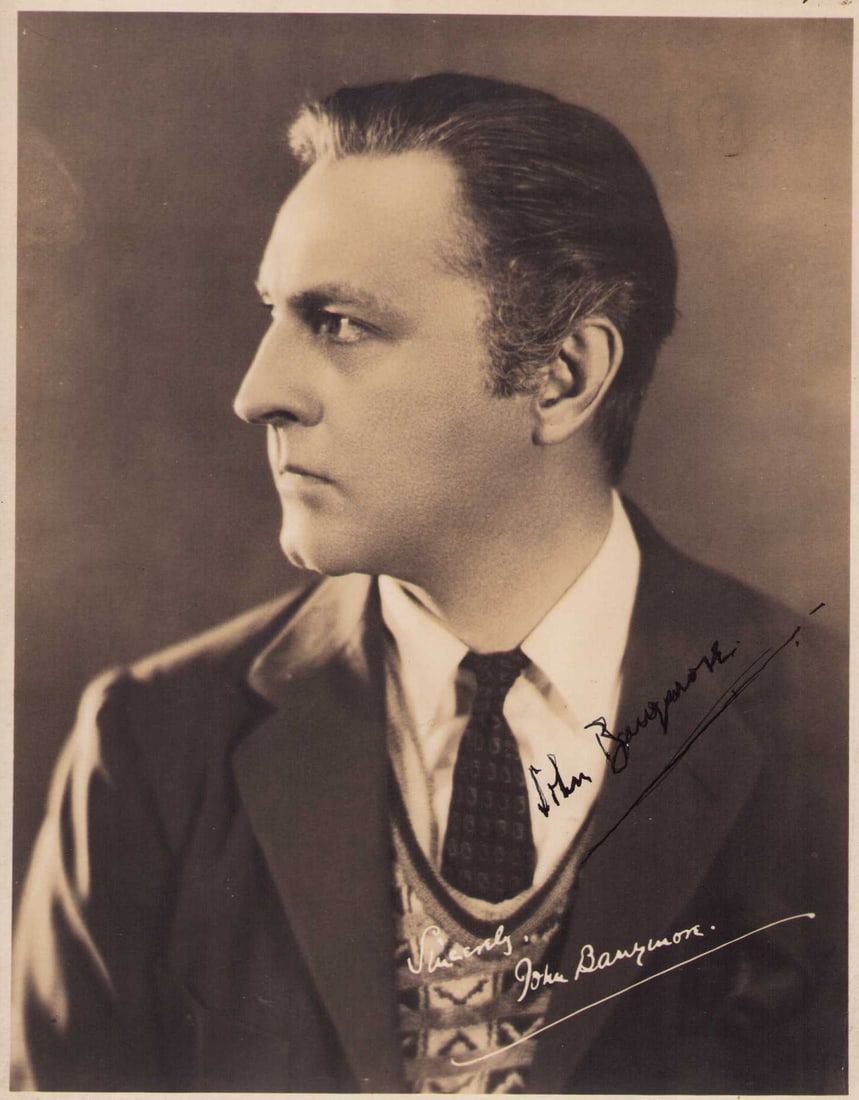 John Barrymore signed photograph B (1 of 1)