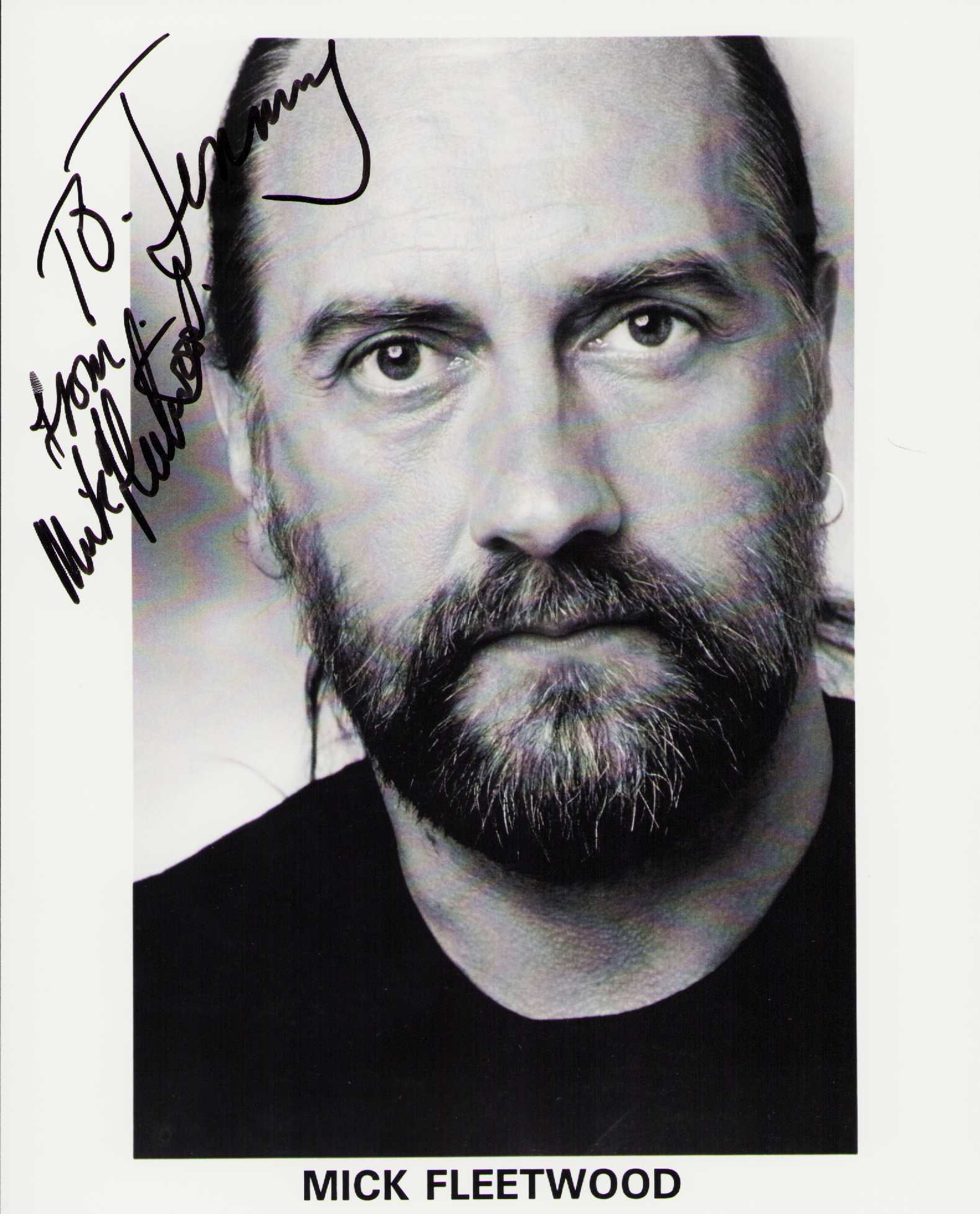 Mick Fleetwood signed photograph (1 of 1)