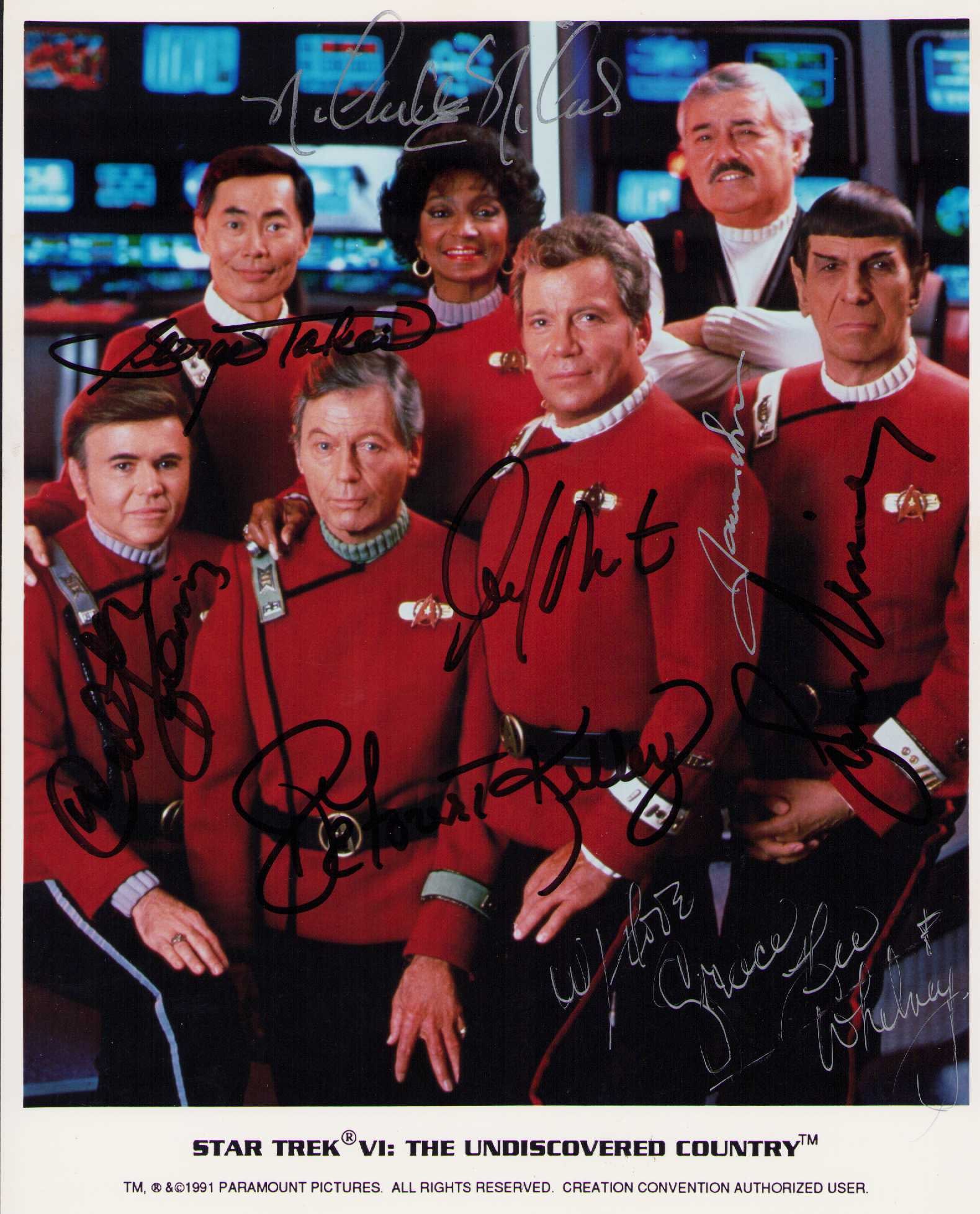 Star Trek Original series cast signed photograph (1 of 1)