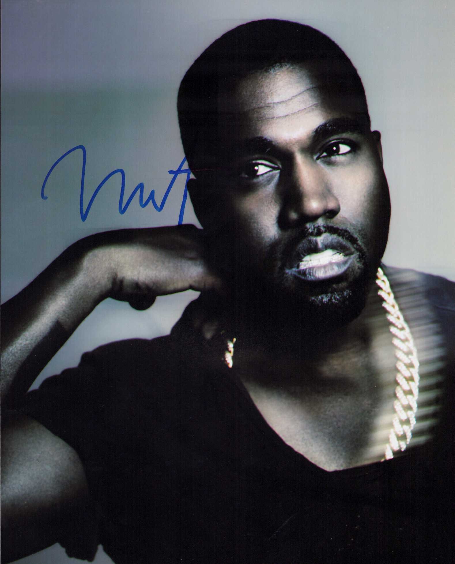 Kanye West signed photograph (1 of 1)