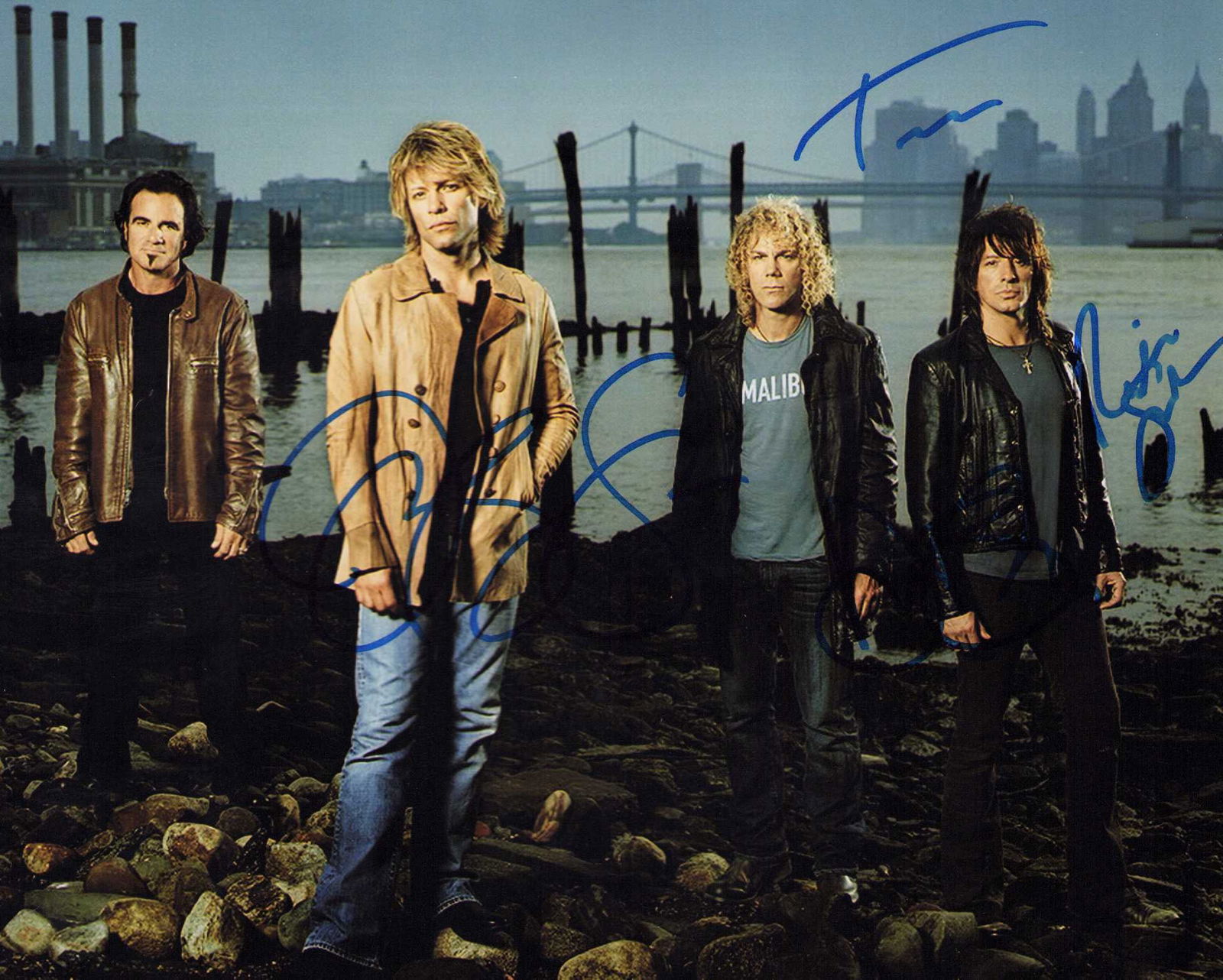 Bon Jovi band signed photograph (1 of 1)
