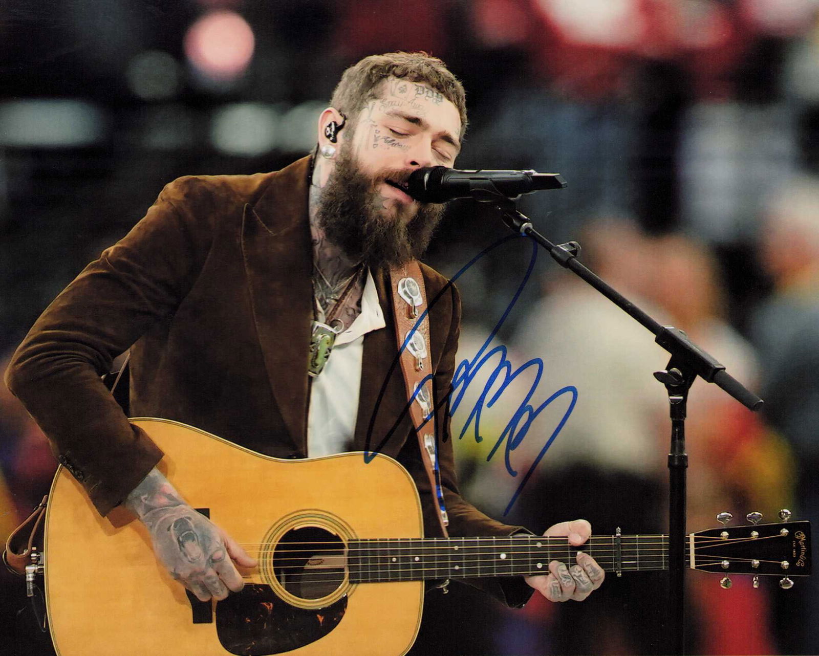 Post Malone signed photograph (1 of 1)