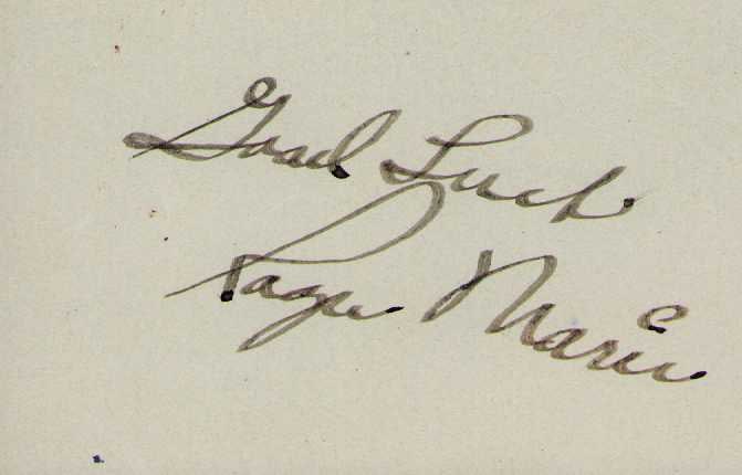 Roger Maris signature on page (1 of 1)