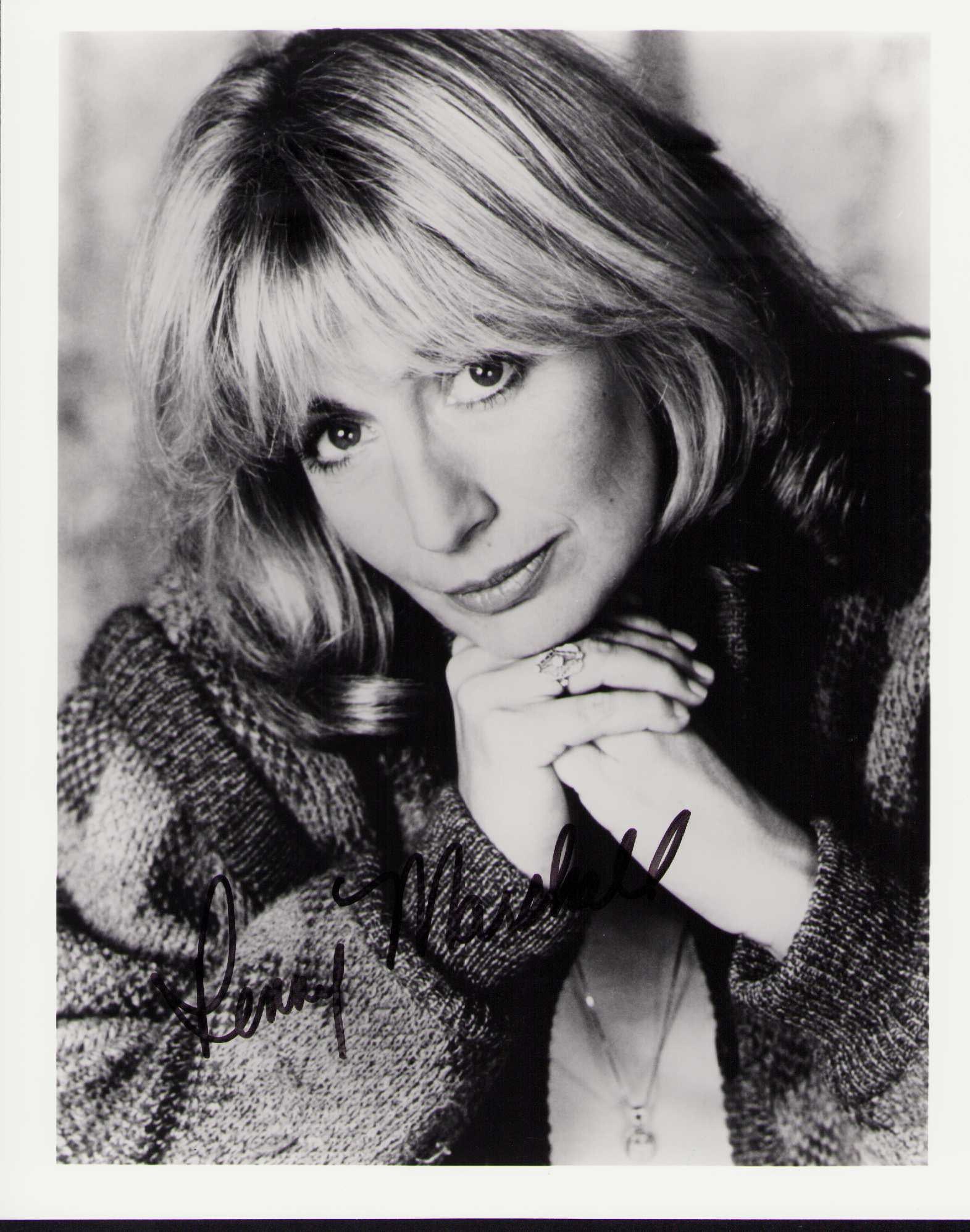Penny Marshall signed photograph: A vintage signed portrait of the actress and Director Certificate of AuthenticityEVERY item in this auction comes with at minimum one fully illustrated and serial numbered COA signed by the worlds lea