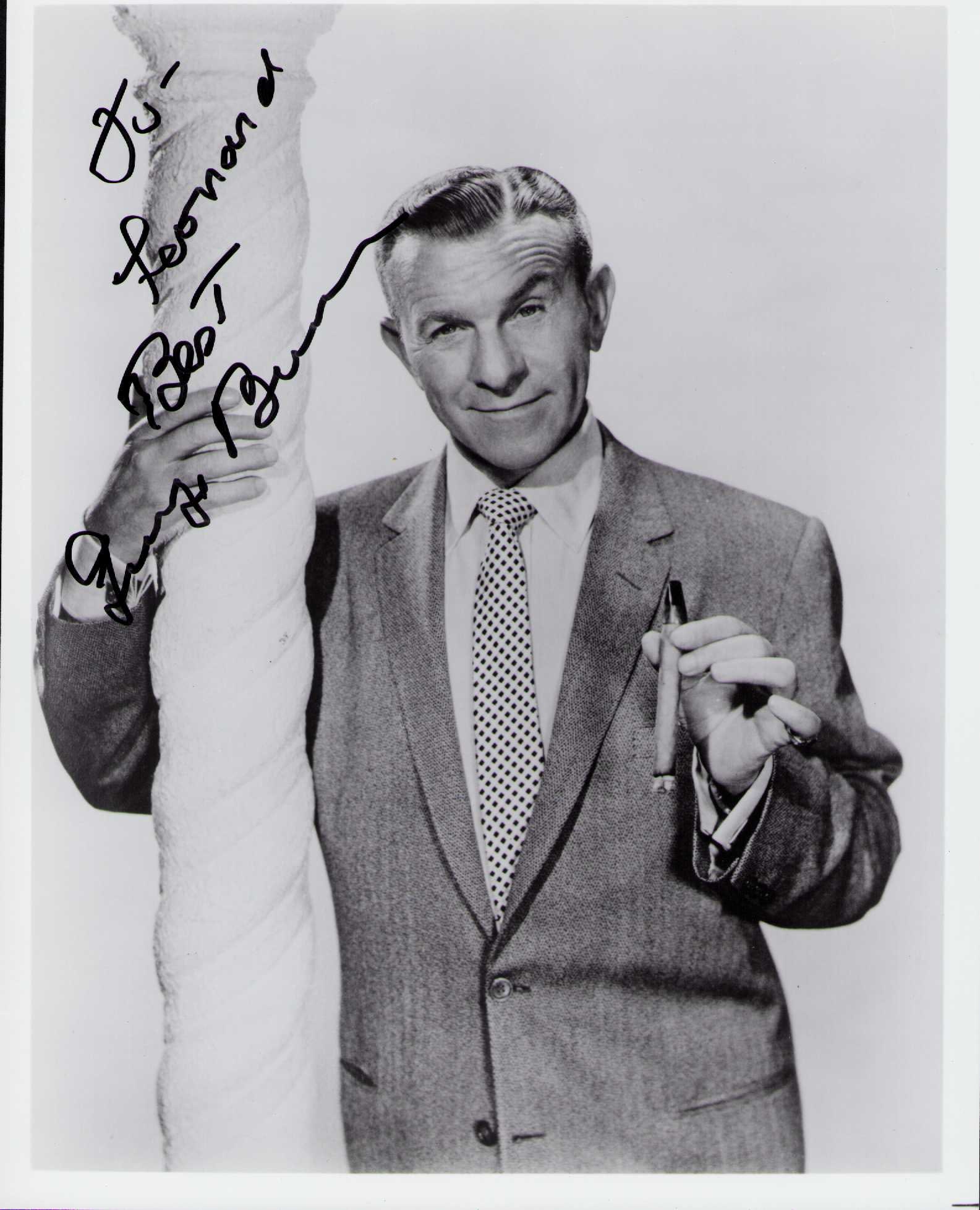 George Burns signed photograph (1 of 1)