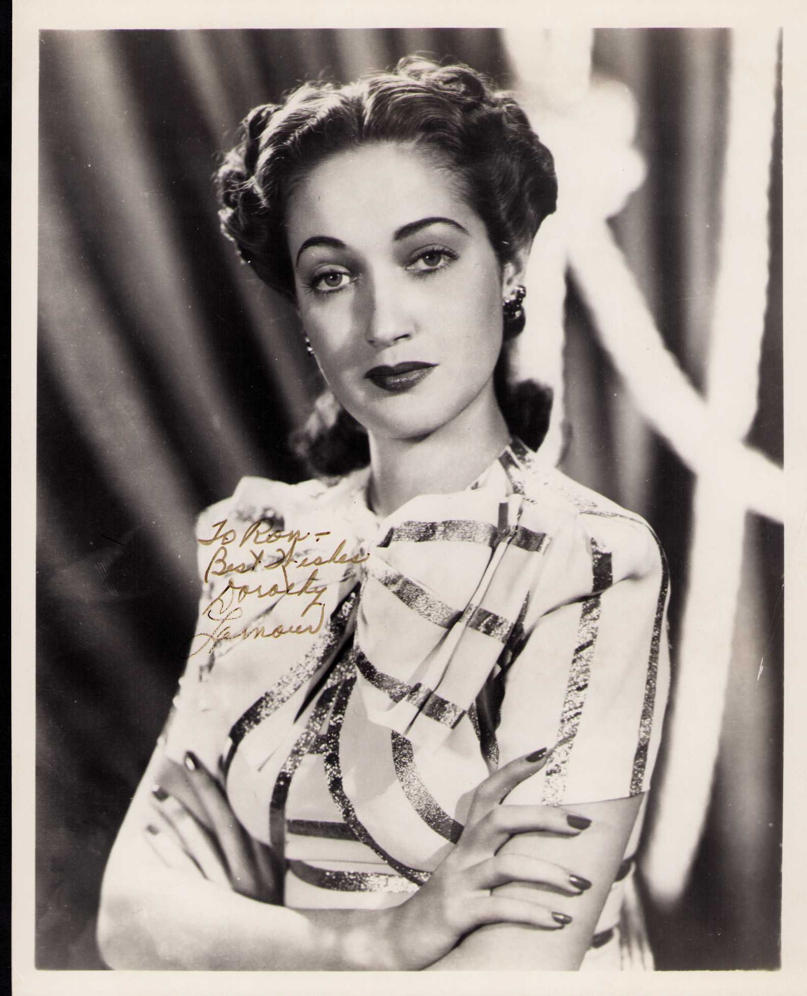 Dorothy Lamour signed photograph (1 of 1)