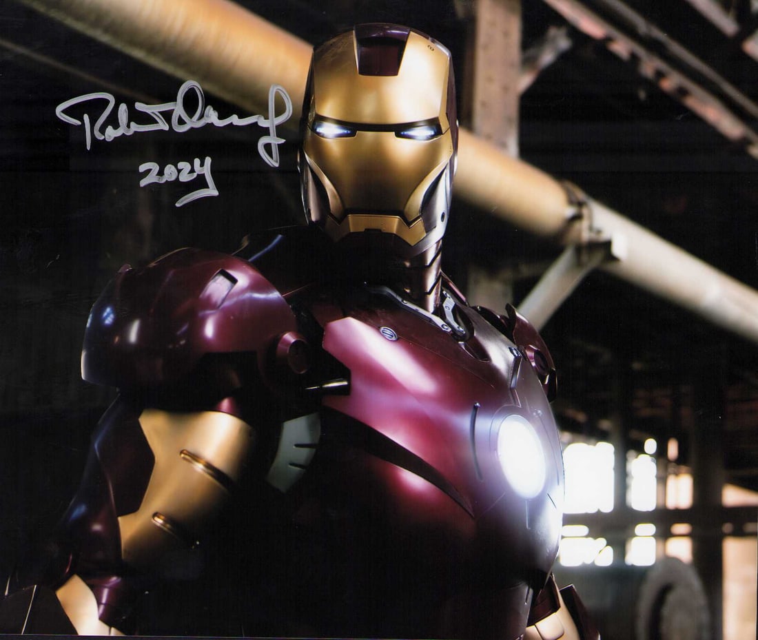 Robert Downey Jr signed photograph (1 of 1)