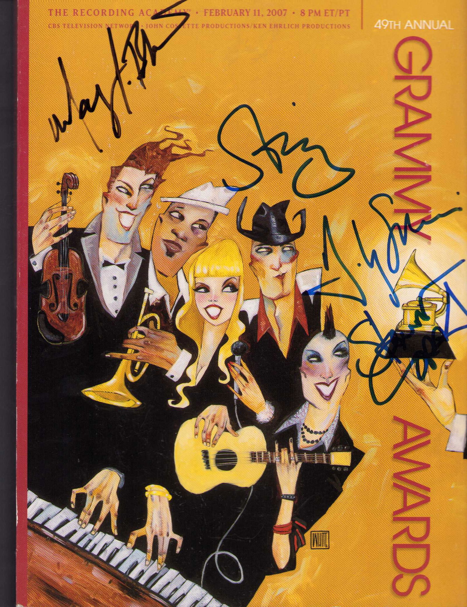 49th Grammy Program legends signed (1 of 1)