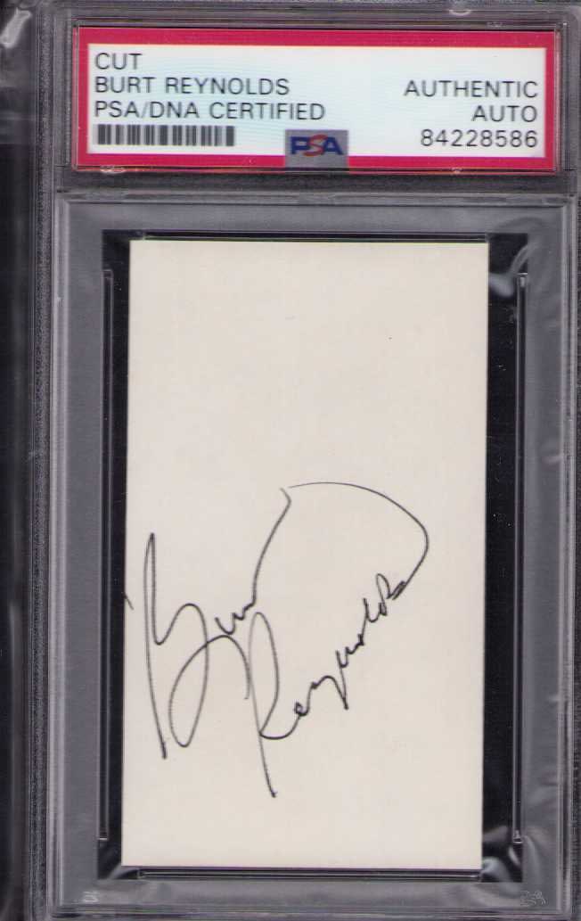 Burt Reynolds PSA DNA slabbed signature (1 of 1)