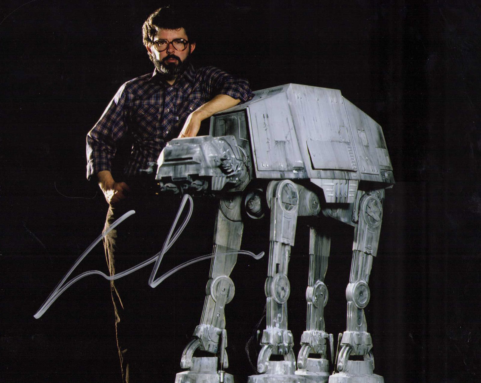 George Lucas signed photograph (1 of 1)