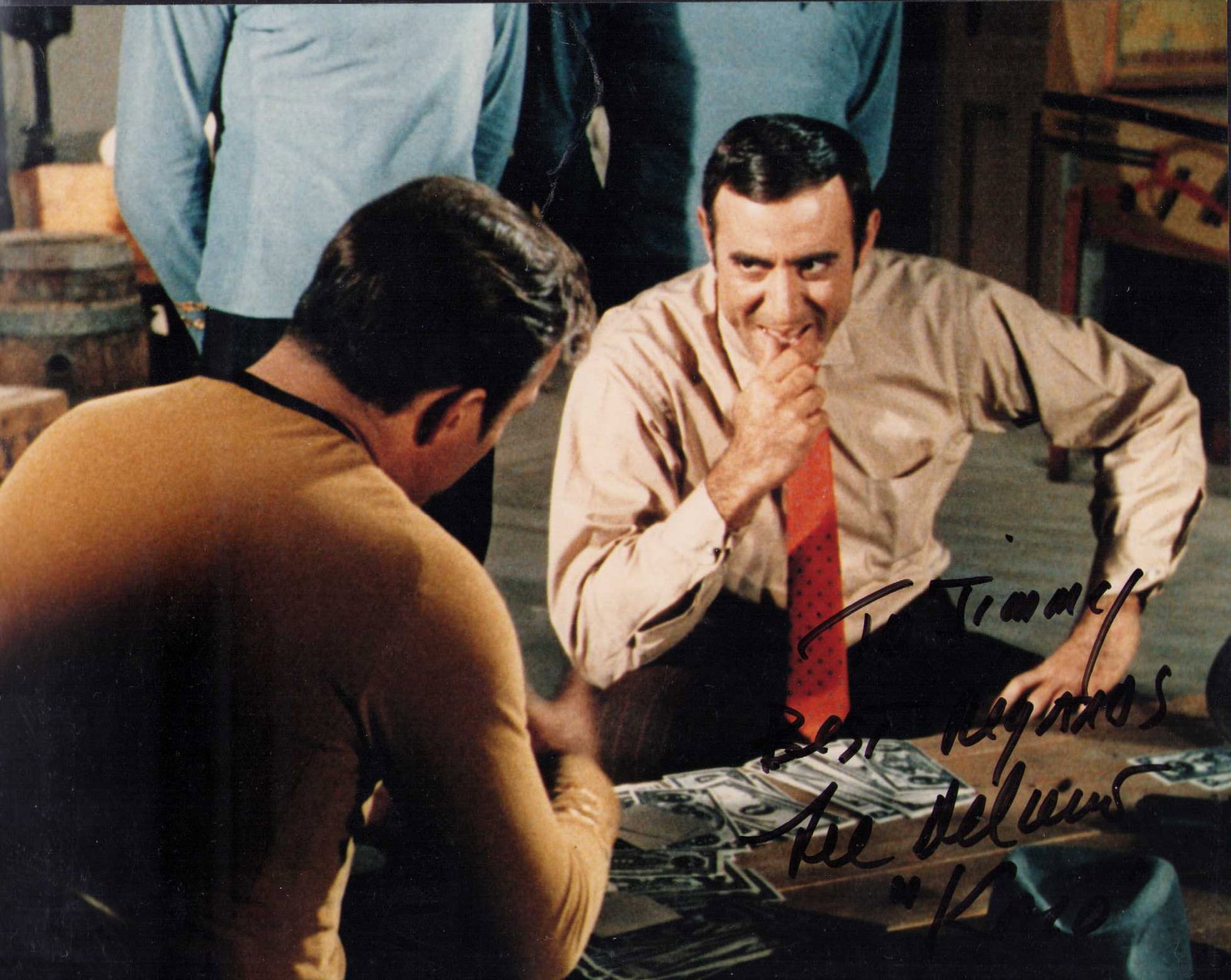 Lee Delano signed Star Trek photograph (1 of 1)