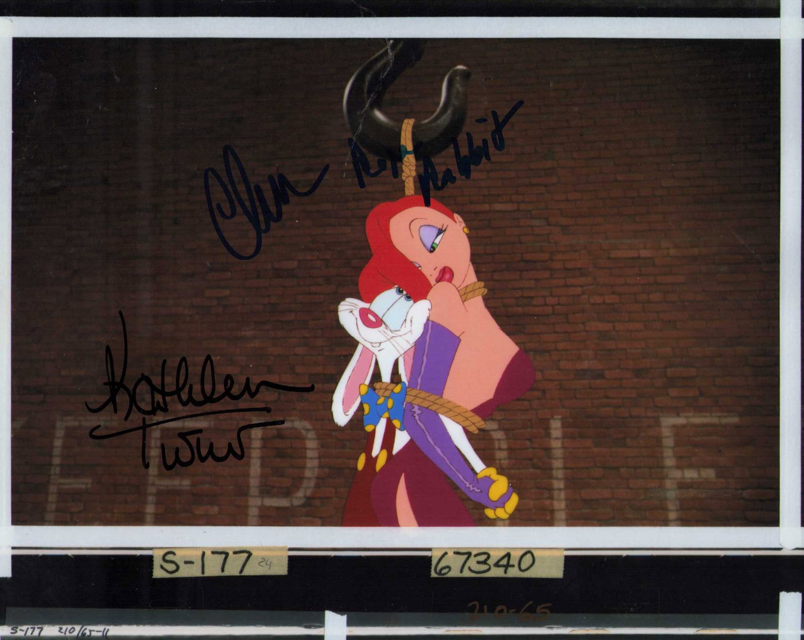 Who Framed Roger Rabbit cast signed photograph (1 of 1)