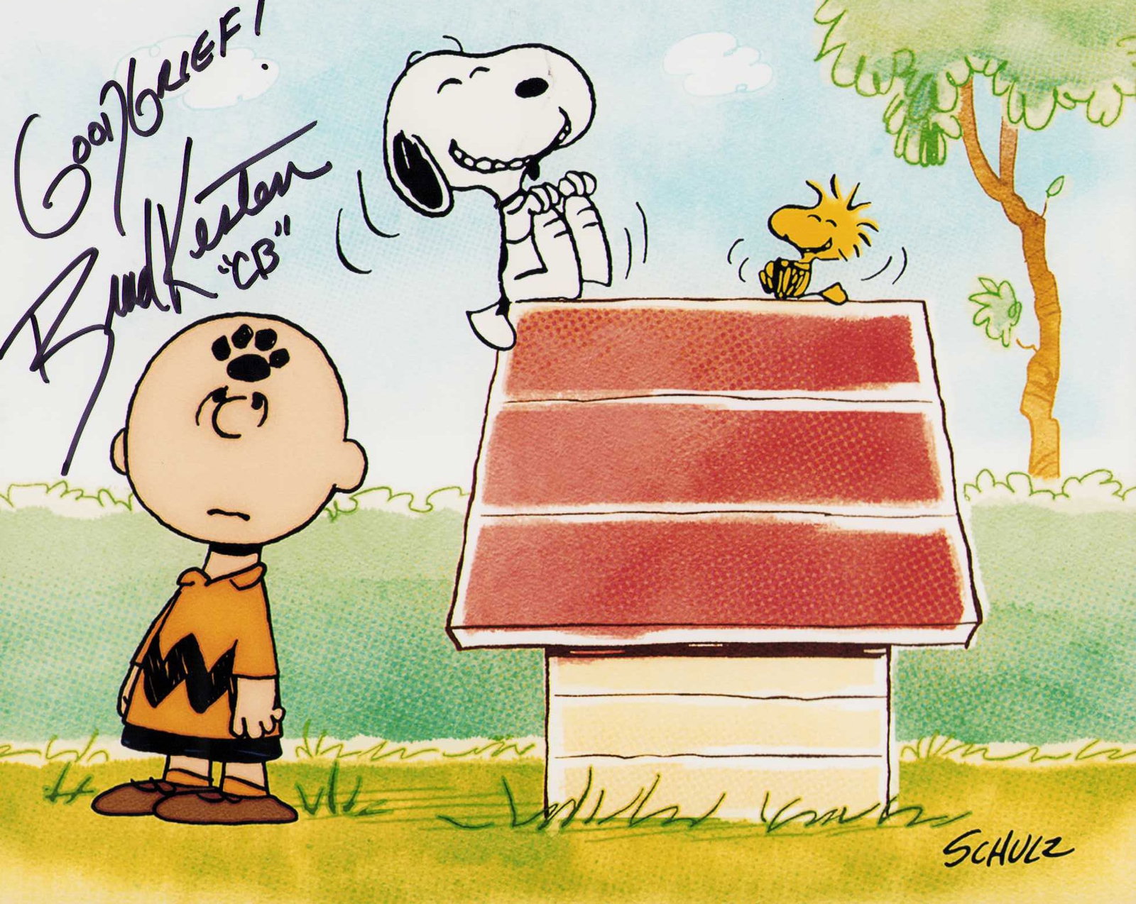 Brad Kreston Charlie Brown signed photograph (1 of 1)