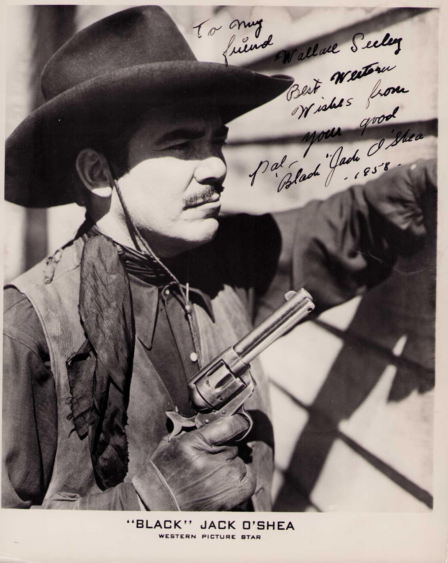 RARE Black Jack O'Shea signed photograph (1 of 1)