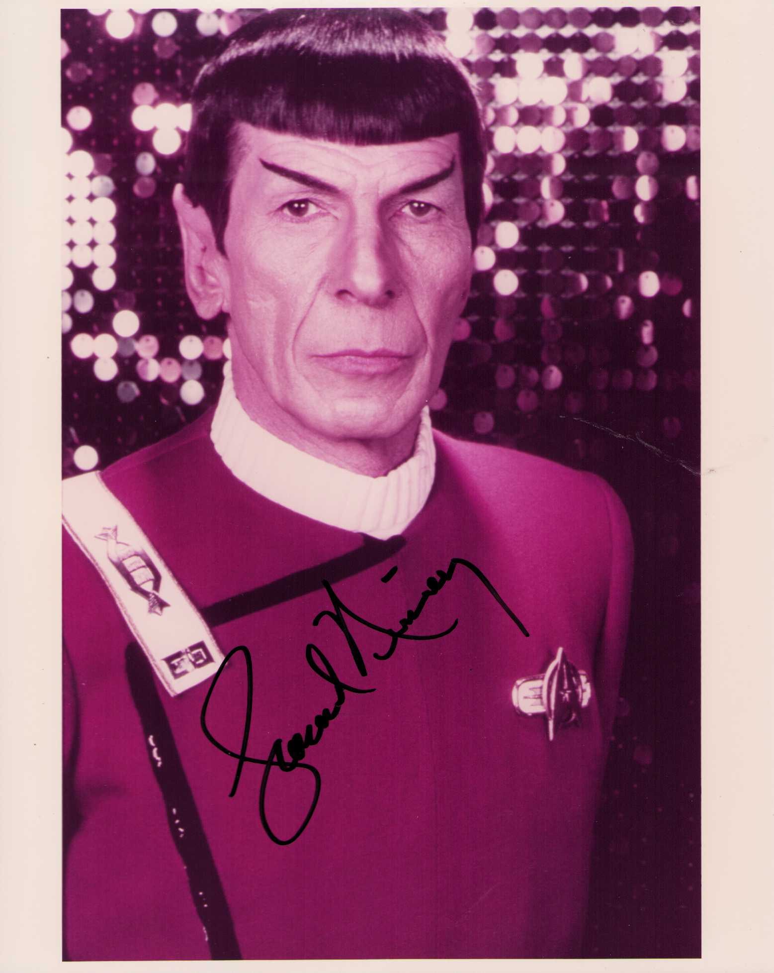 Leonard Nimoy Star Trek signed photograph (1 of 1)