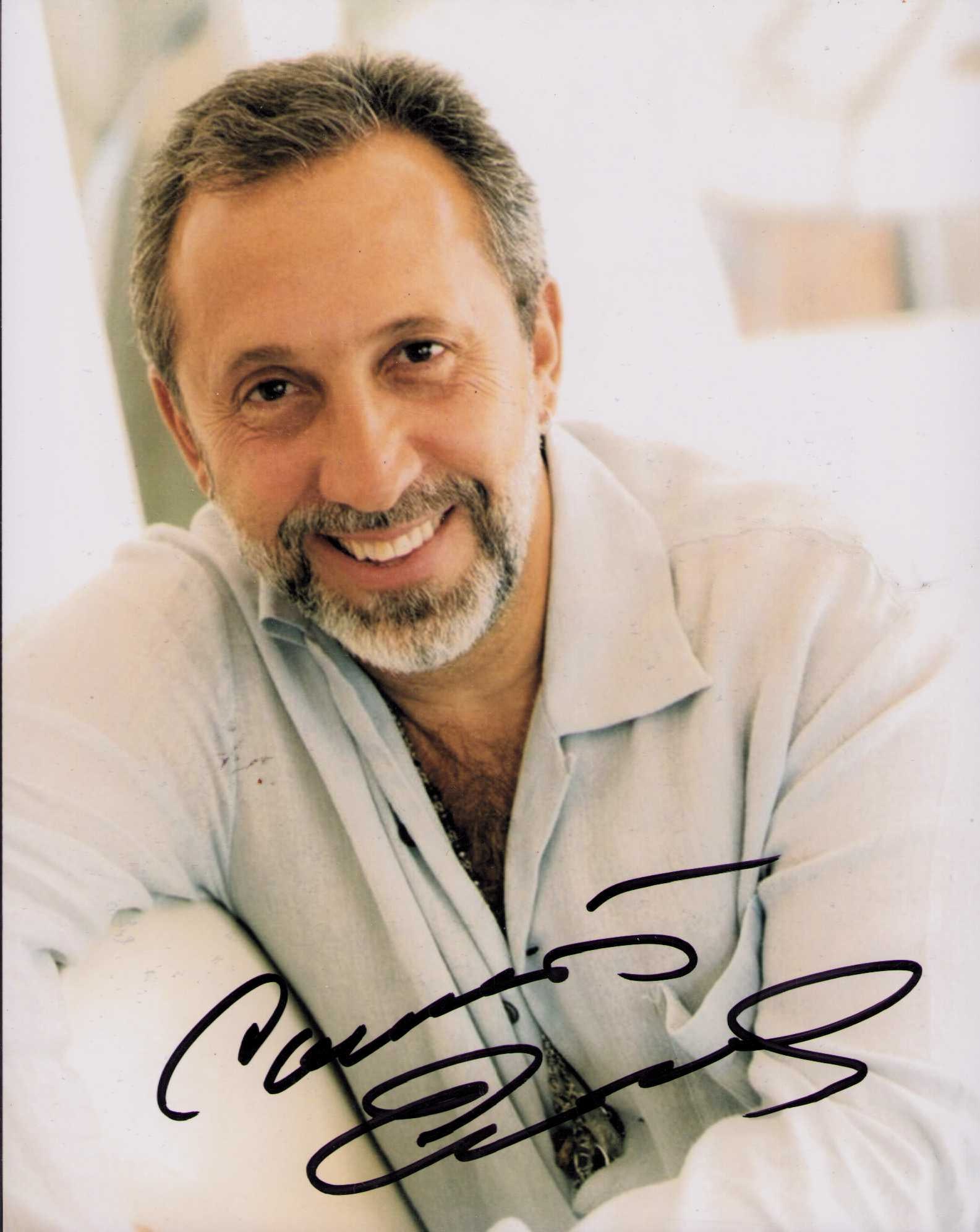Emilio Estefan signed photograph: Head of Miami Sound Machine signed 8x10 Certificate of AuthenticityEVERY item in this auction comes with at minimum one fully illustrated and serial numbered COA signed by the worlds leading