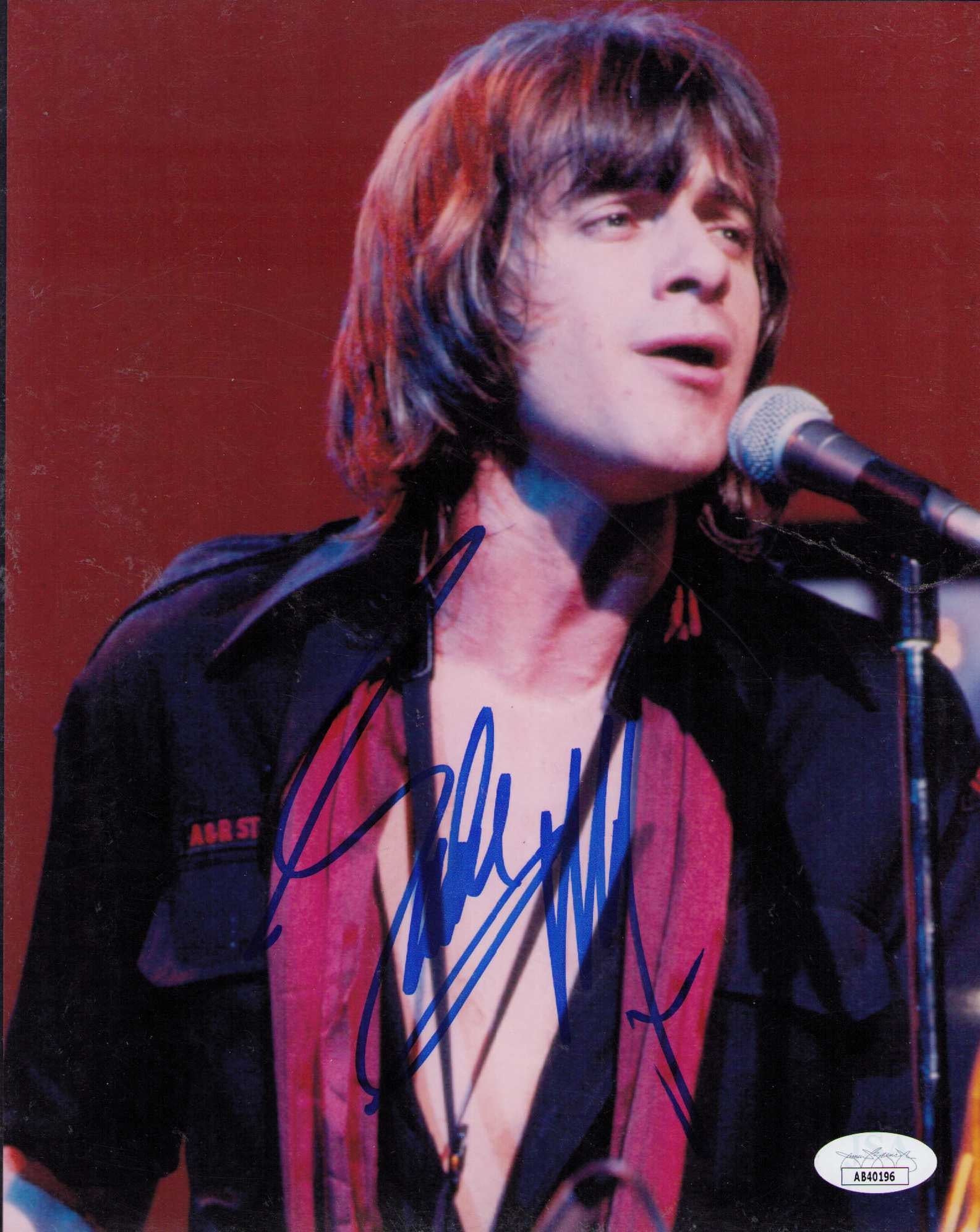 Eddie Money signed photograph JSA: A nice signed JSA stickered 8x10 of deceased rock legend Certificate of AuthenticityEVERY item in this auction comes with at minimum one fully illustrated and serial numbered COA signed by the worlds