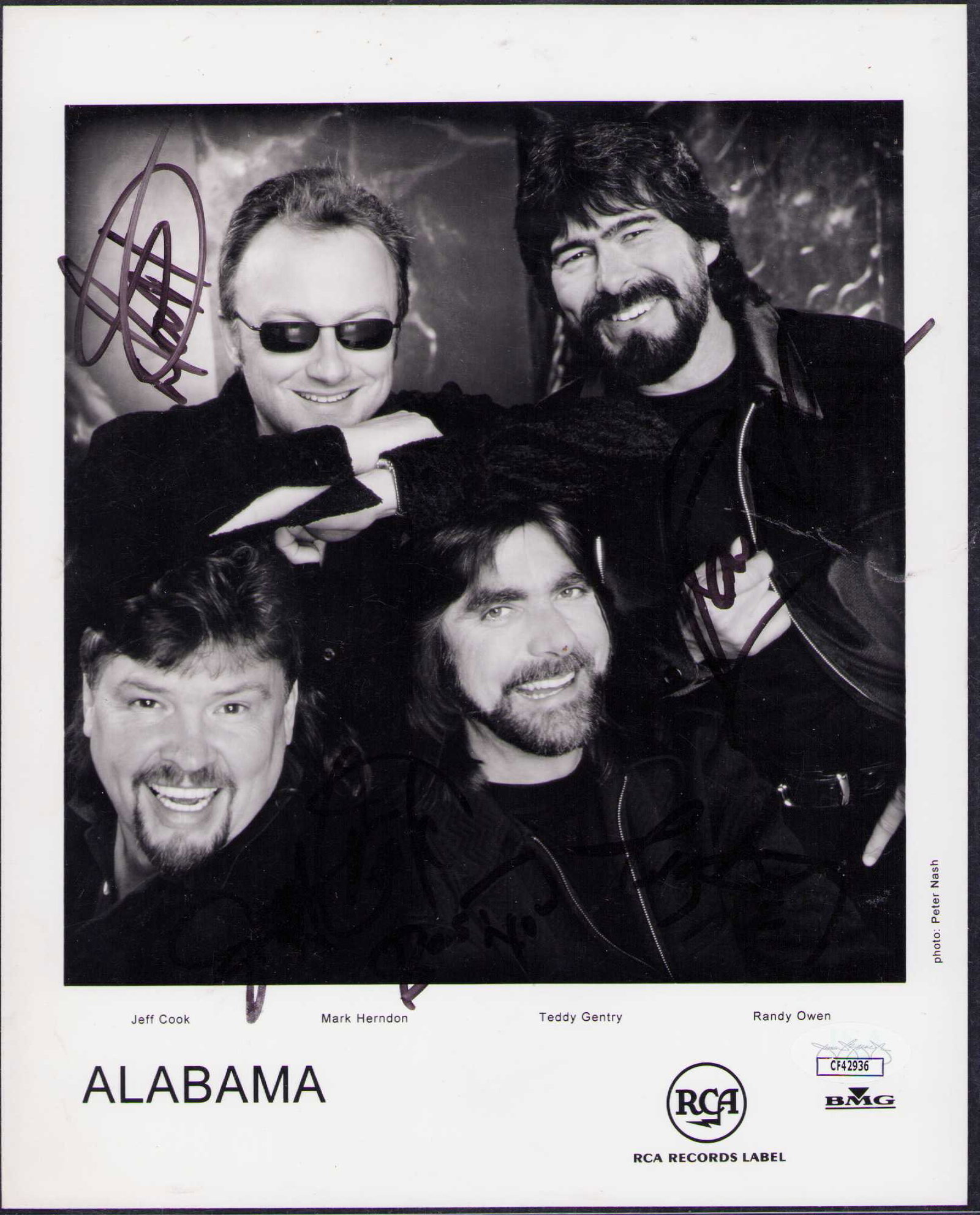 Alabama signed photograph JSA (1 of 1)