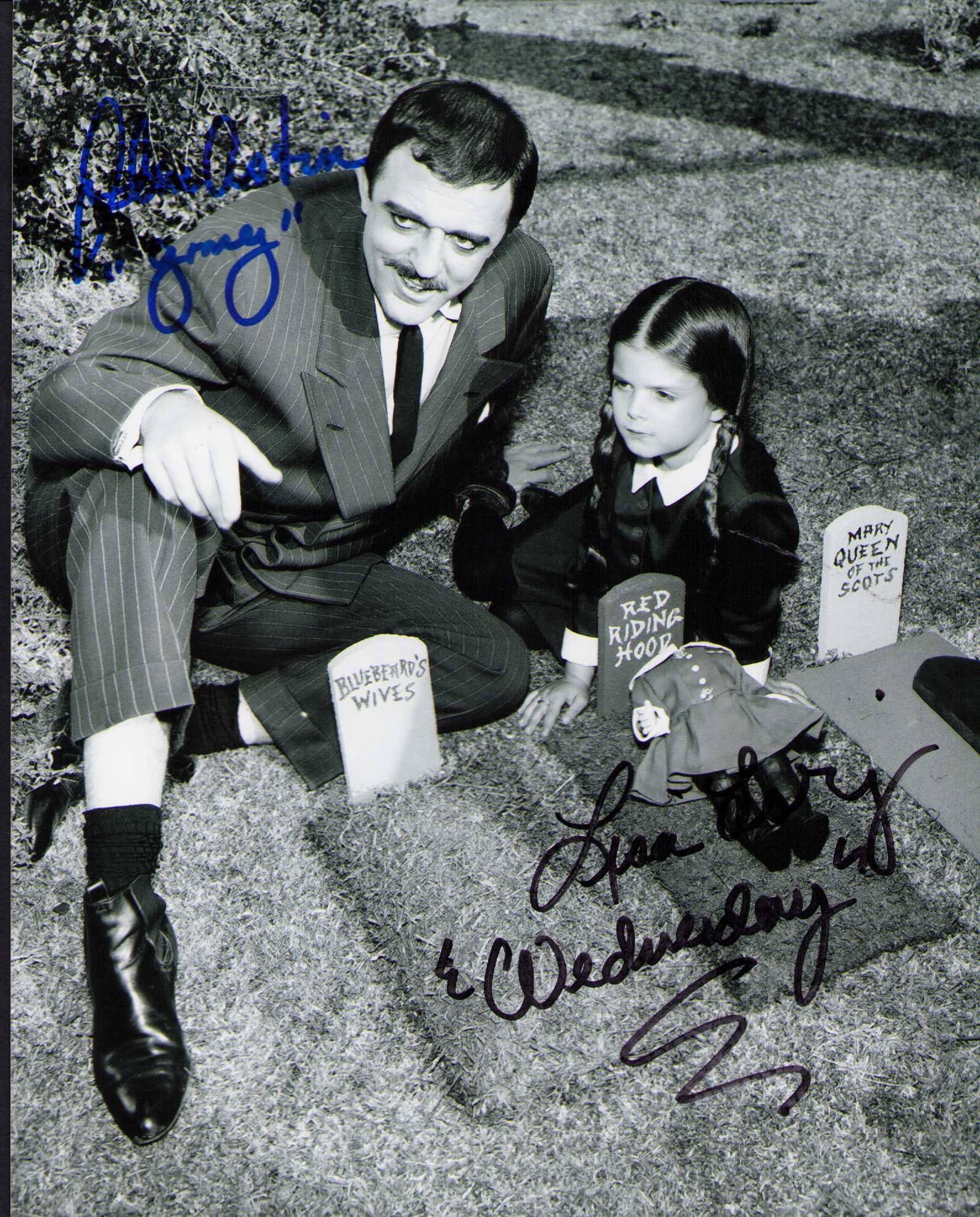 Addams Family signed photograph (1 of 1)