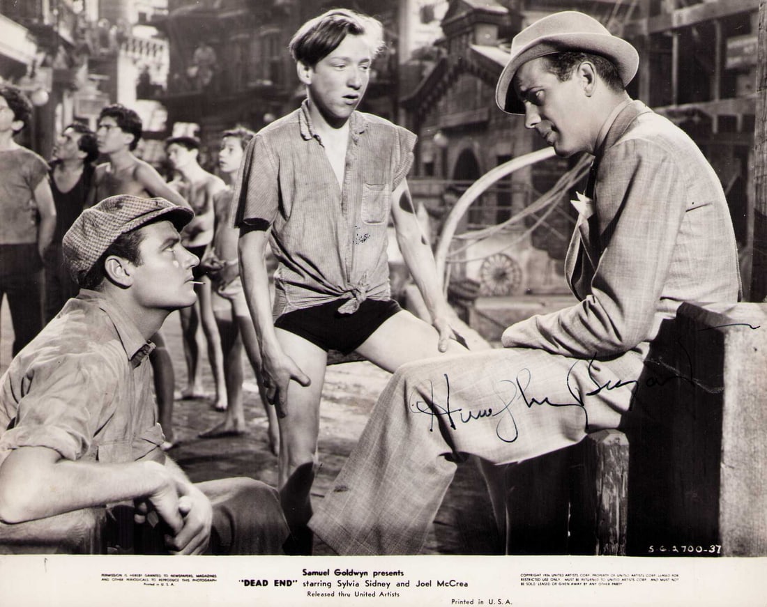 Humphrey Bogart signed photograph: A vintage original still signed in fountain pen ink by Bogie himself very rare ! Certificate of AuthenticityEVERY item in this auction comes with at minimum one fully illustrated and serial numbered C