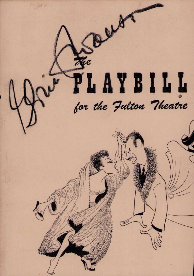 Gloria Swanson signed Playbill (1 of 1)