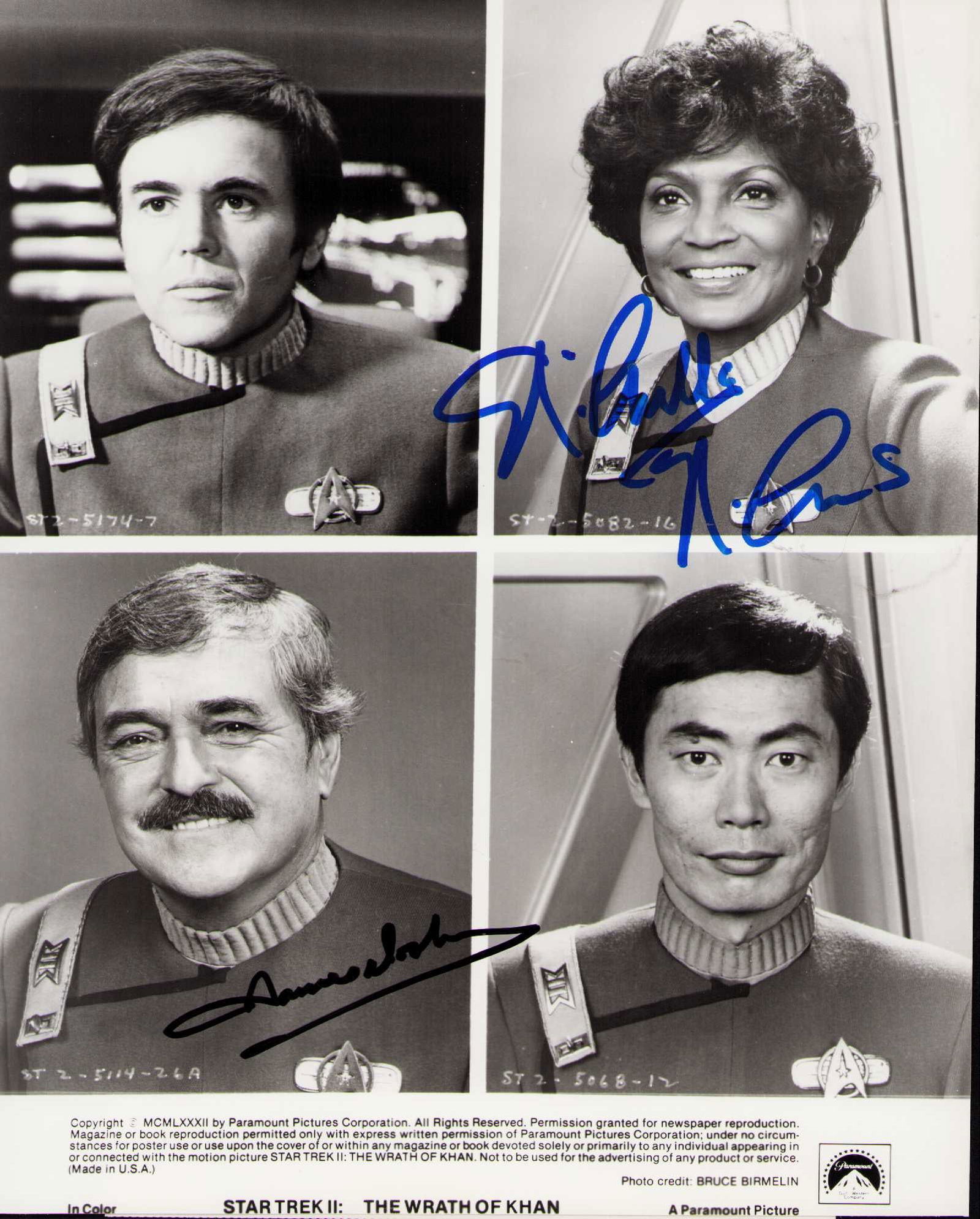 Nichelle Nichols signed Star Trek photograph (1 of 1)