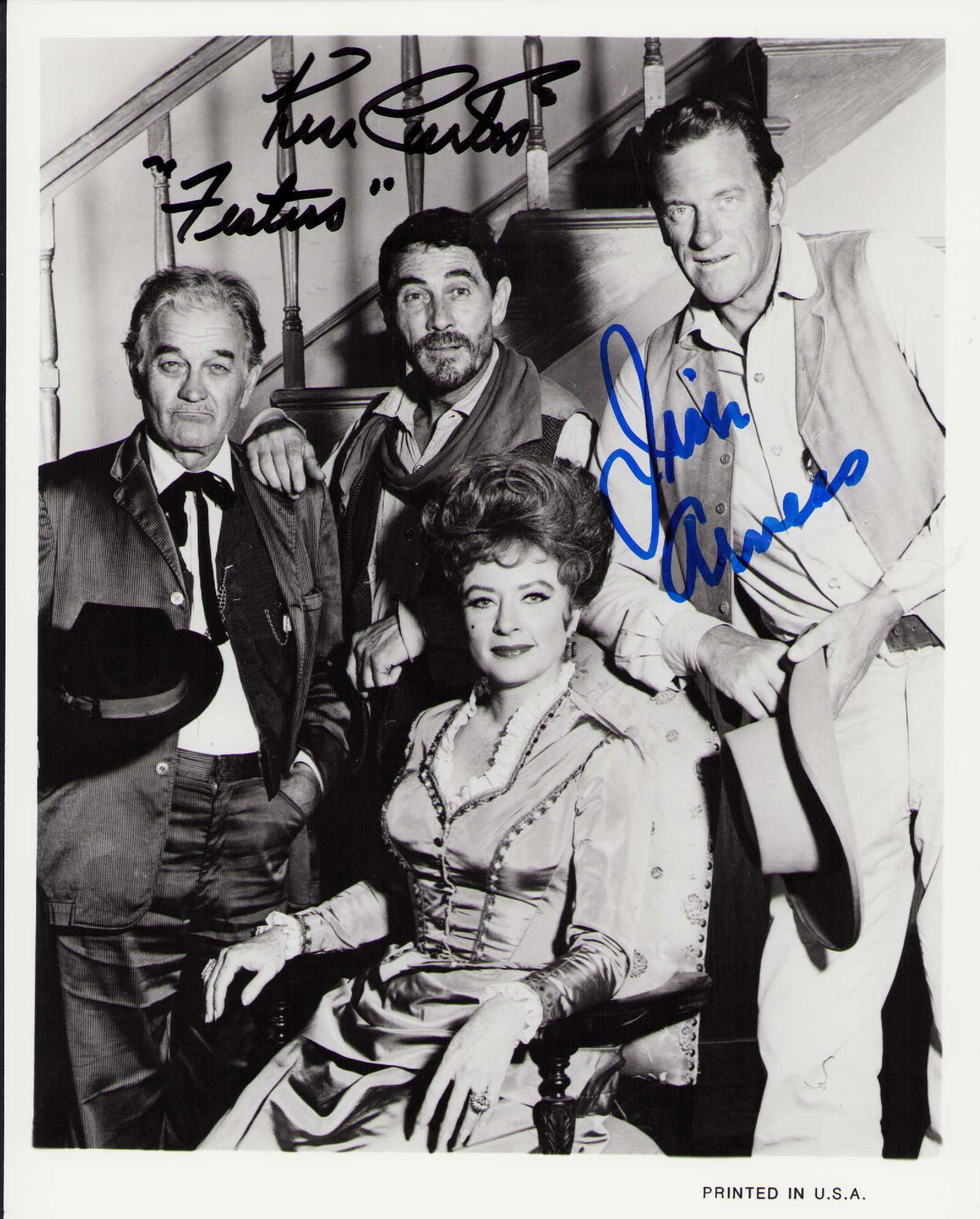 Gunsmoke Curtis and Arness signed photograph (1 of 1)