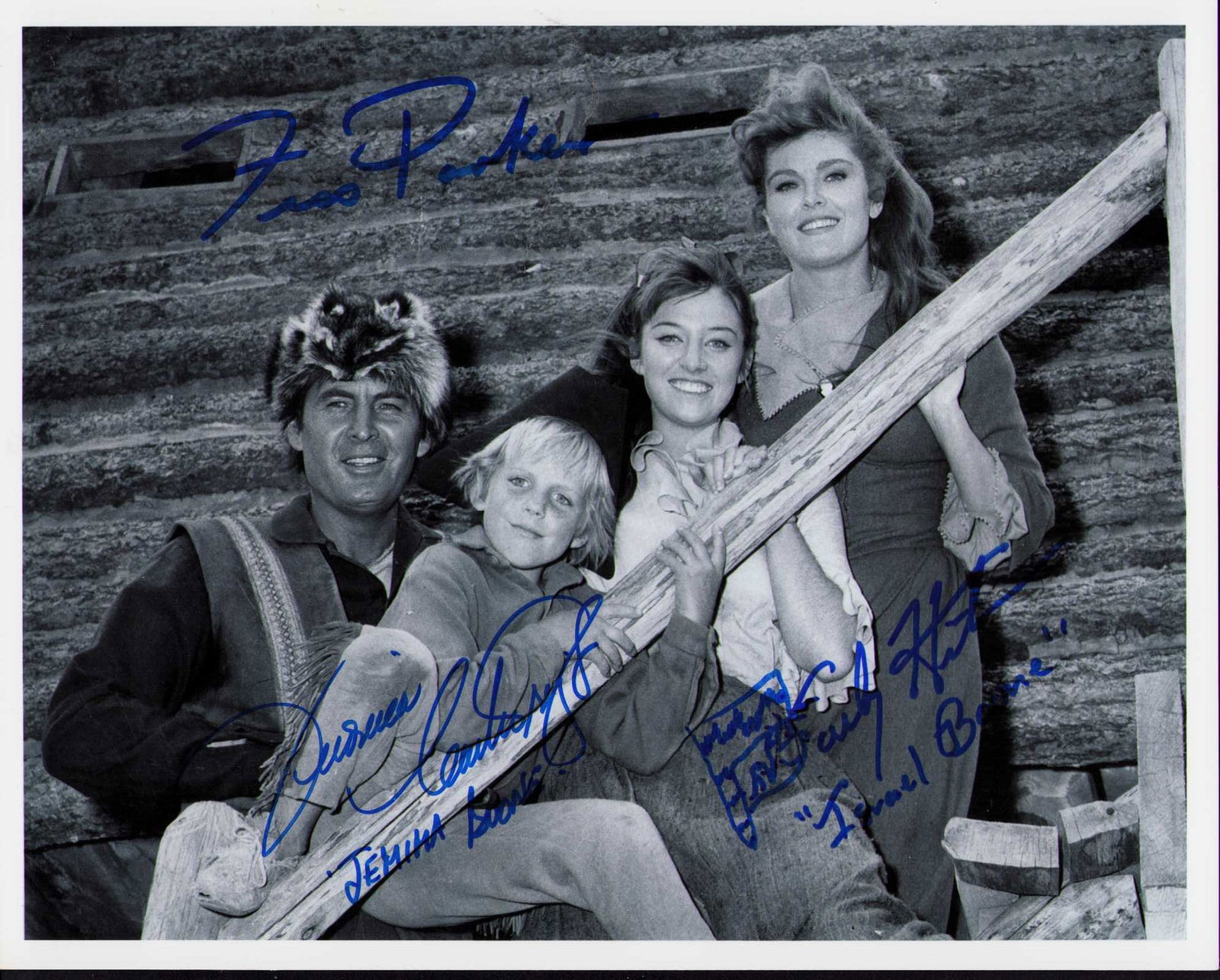 Rare Fess Parker and cast signed photograph (1 of 1)