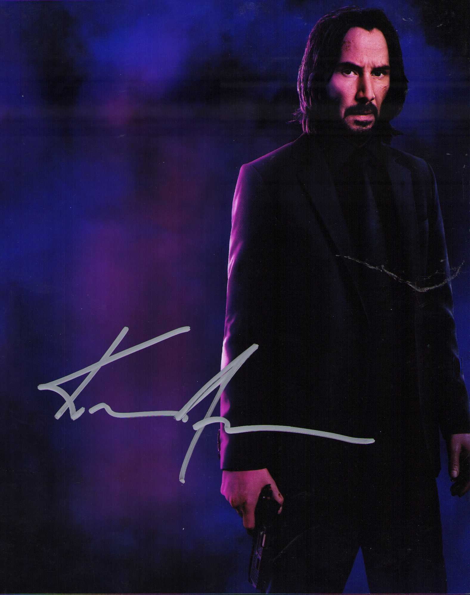 Keanu Reeves John Wick signed photograph (1 of 1)