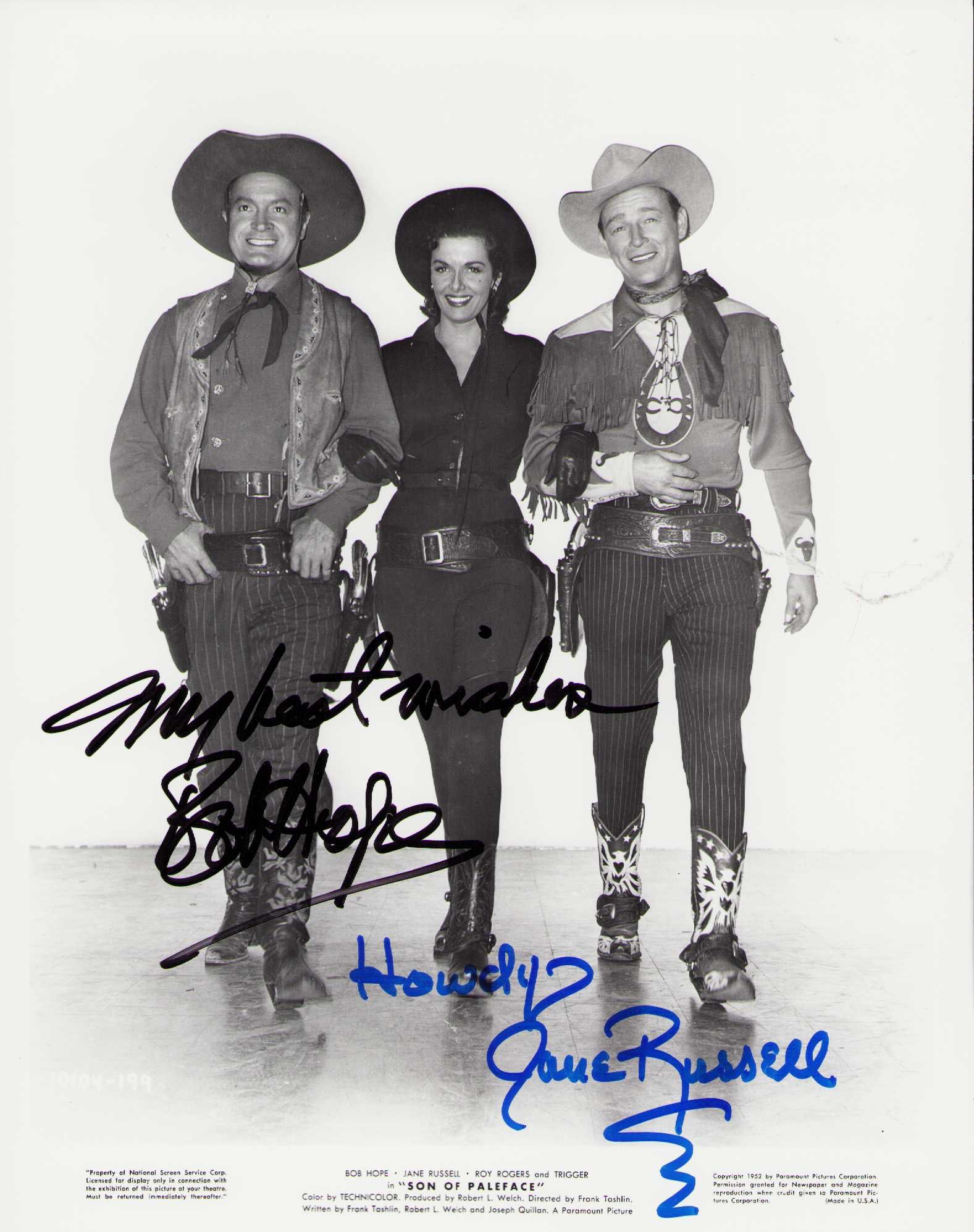 Son of Paleface cast signed photograph (1 of 1)
