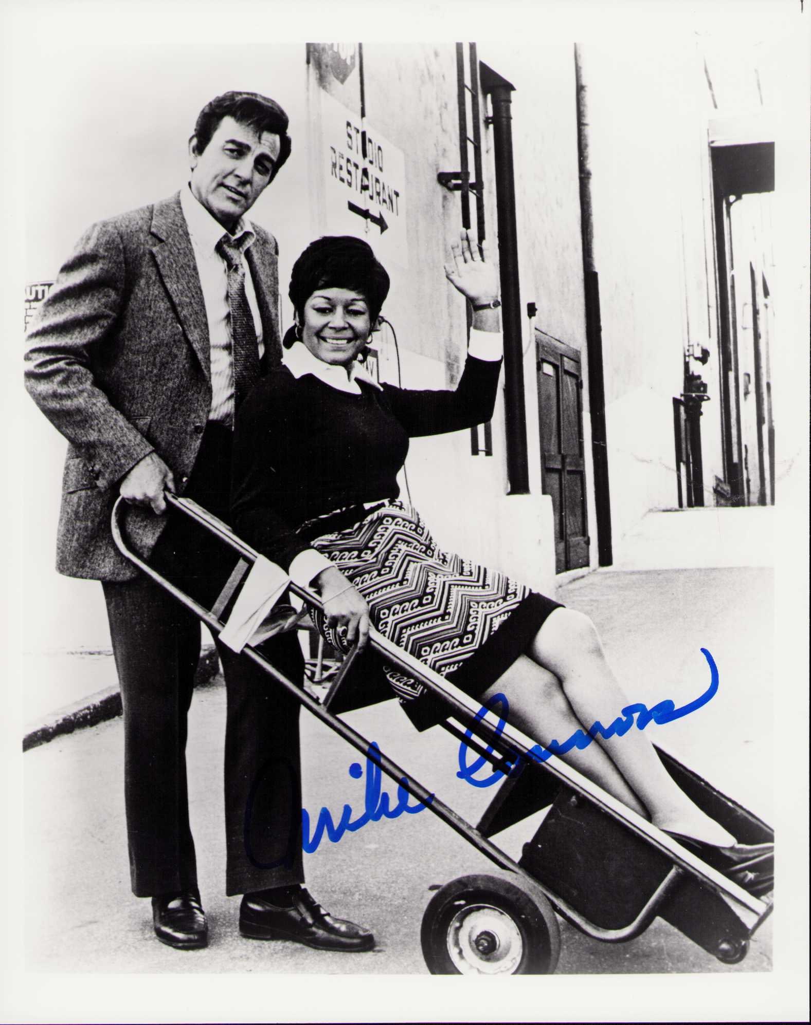 Mike Connors signed photograph: As TVS Mannix signed 8x10 still Certificate of AuthenticityEVERY item in this auction comes with at minimum one fully illustrated and serial numbered COA signed by the worlds leading authenticator
