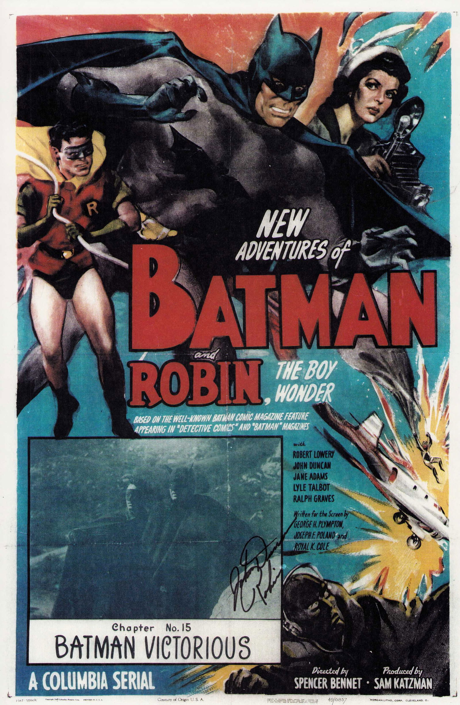 Johnny Duncan Batman 11x17 poster (1 of 1)