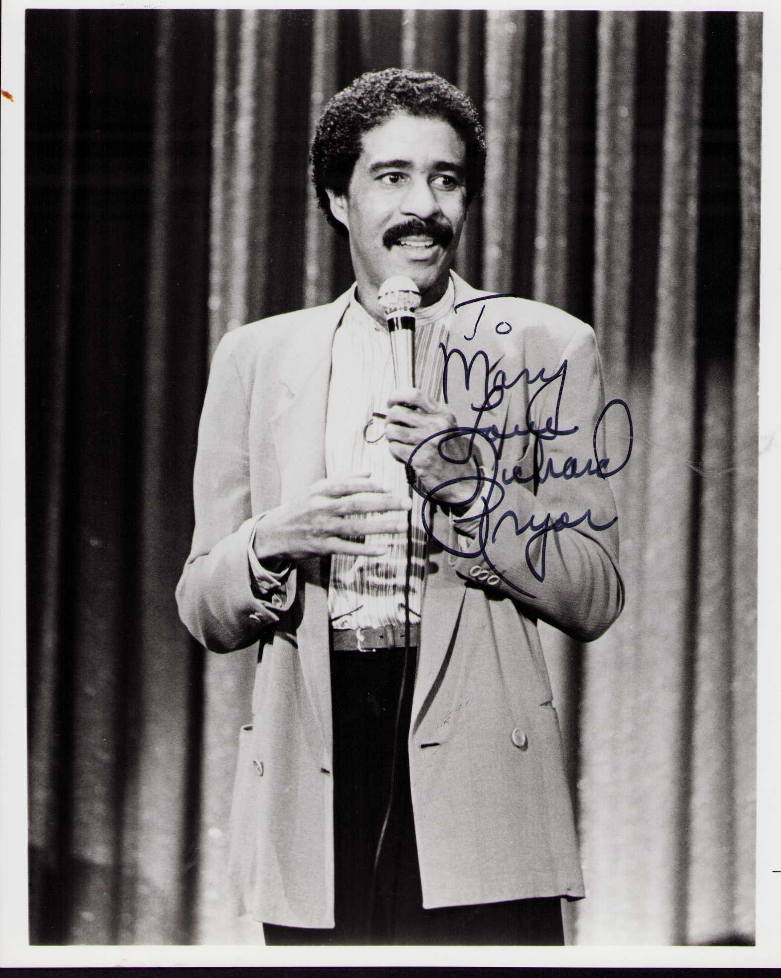 Richard Pryor vintage signed photograph (1 of 1)