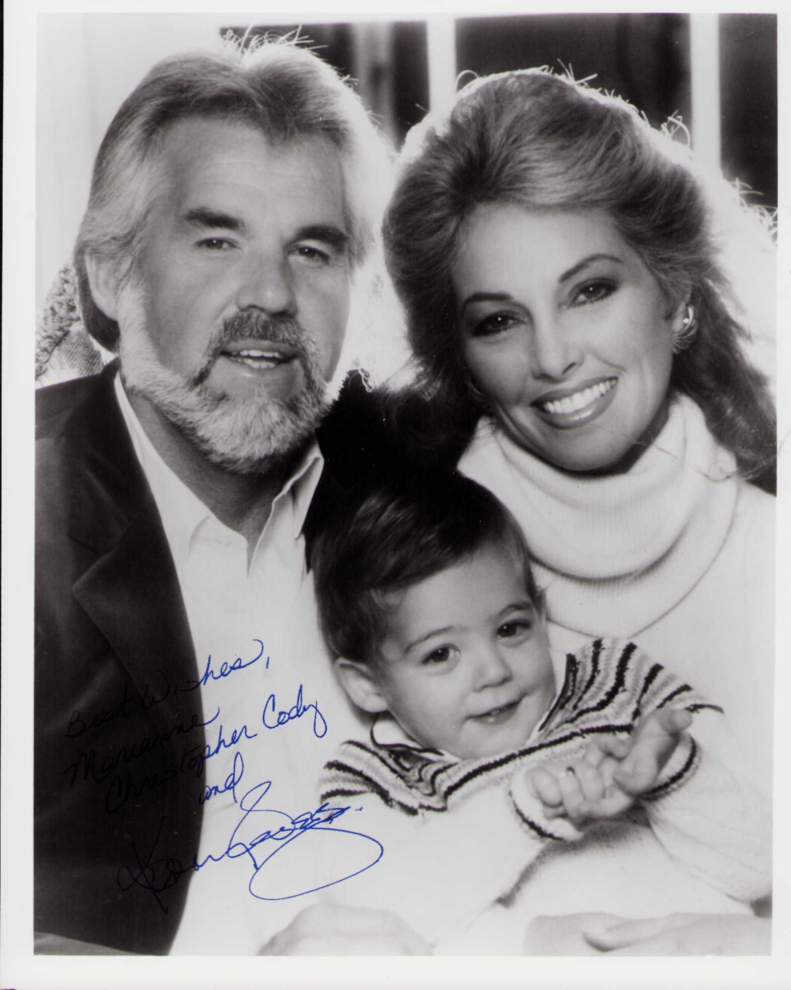 Kenny Rogers vintage signed photograph: A vintage signed 8x10 0f the country and pop music legend deceased Certificate of AuthenticityEVERY item in this auction comes with at minimum one fully illustrated and serial numbered COA signed by t
