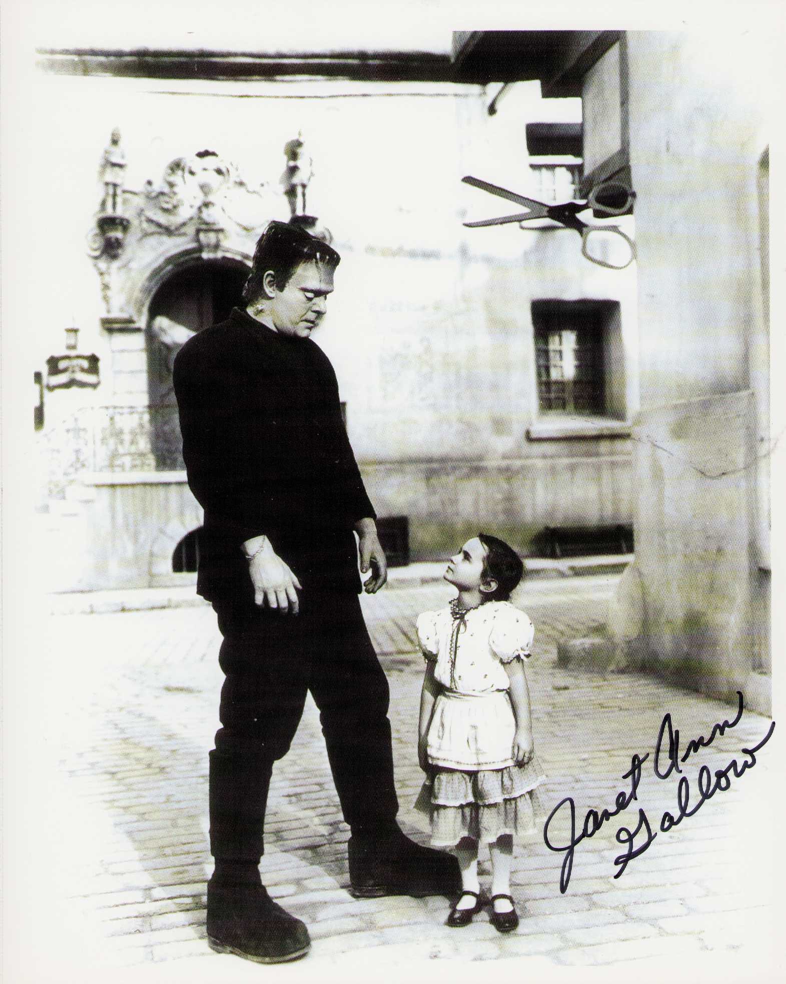Janet Ann Gallow rare signed Frankenstein photograph (1 of 1)