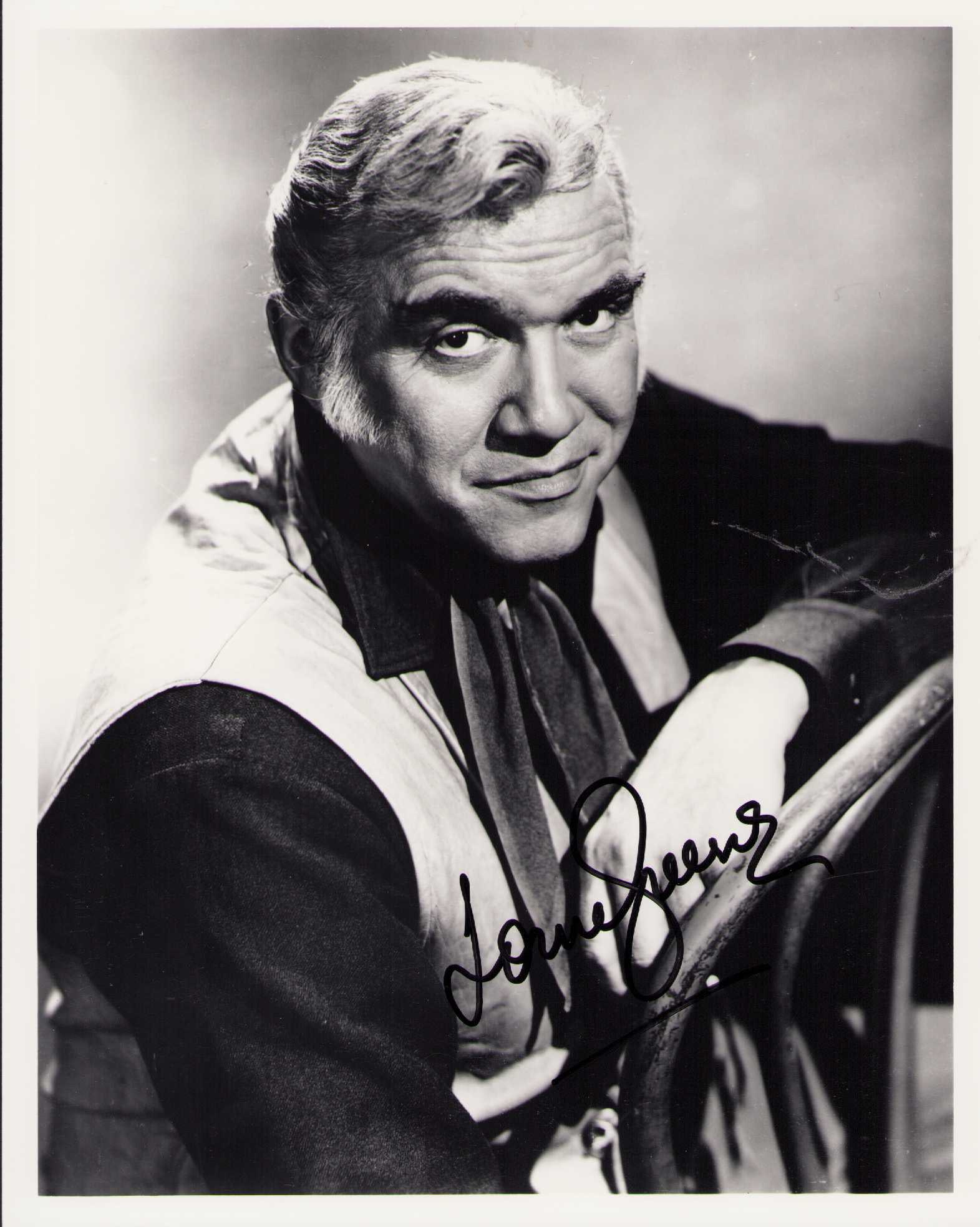 Lorne Greene Bonanza signed photograph (1 of 1)