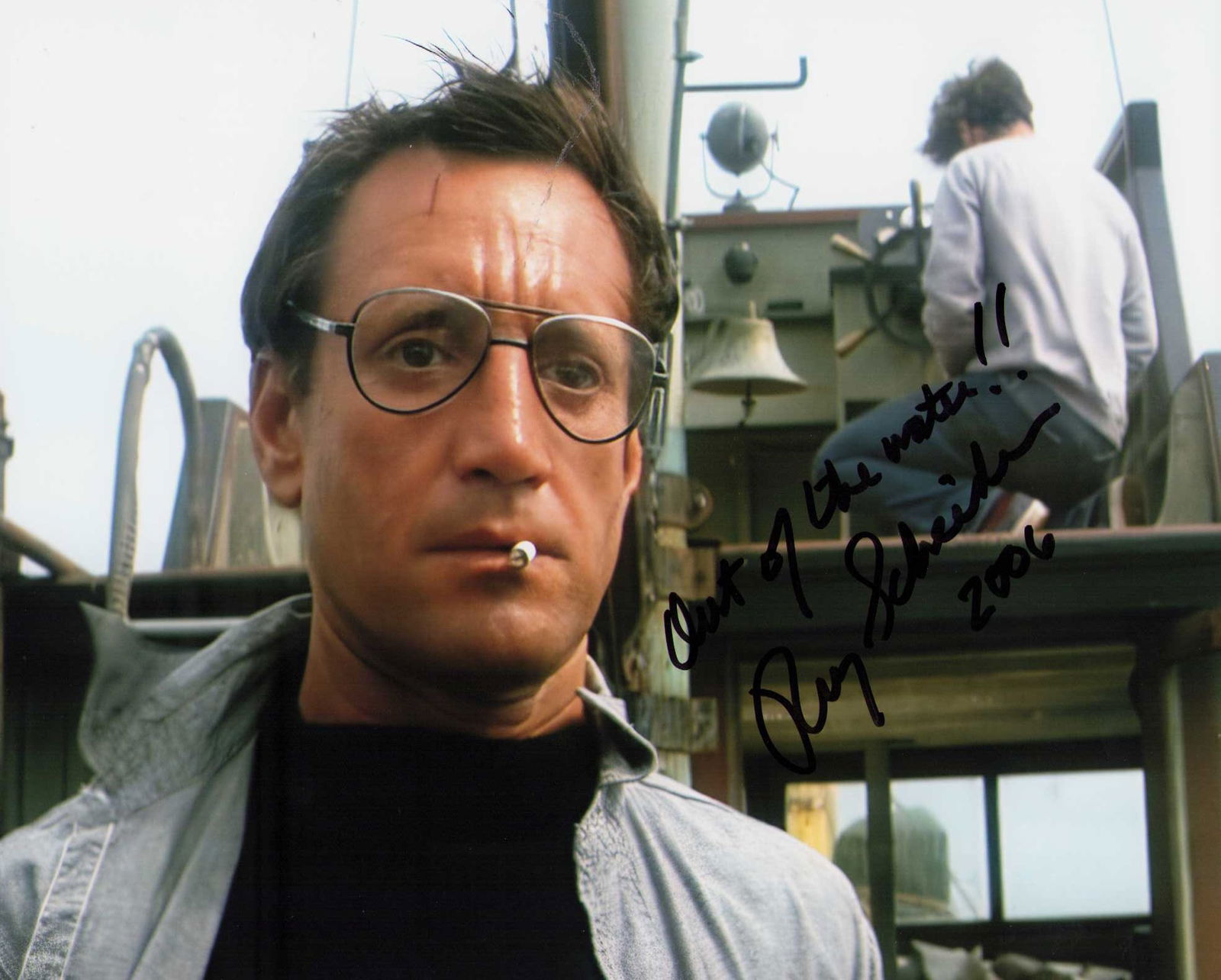 Roy Scheider Jaws signed photograph with movie line (1 of 1)