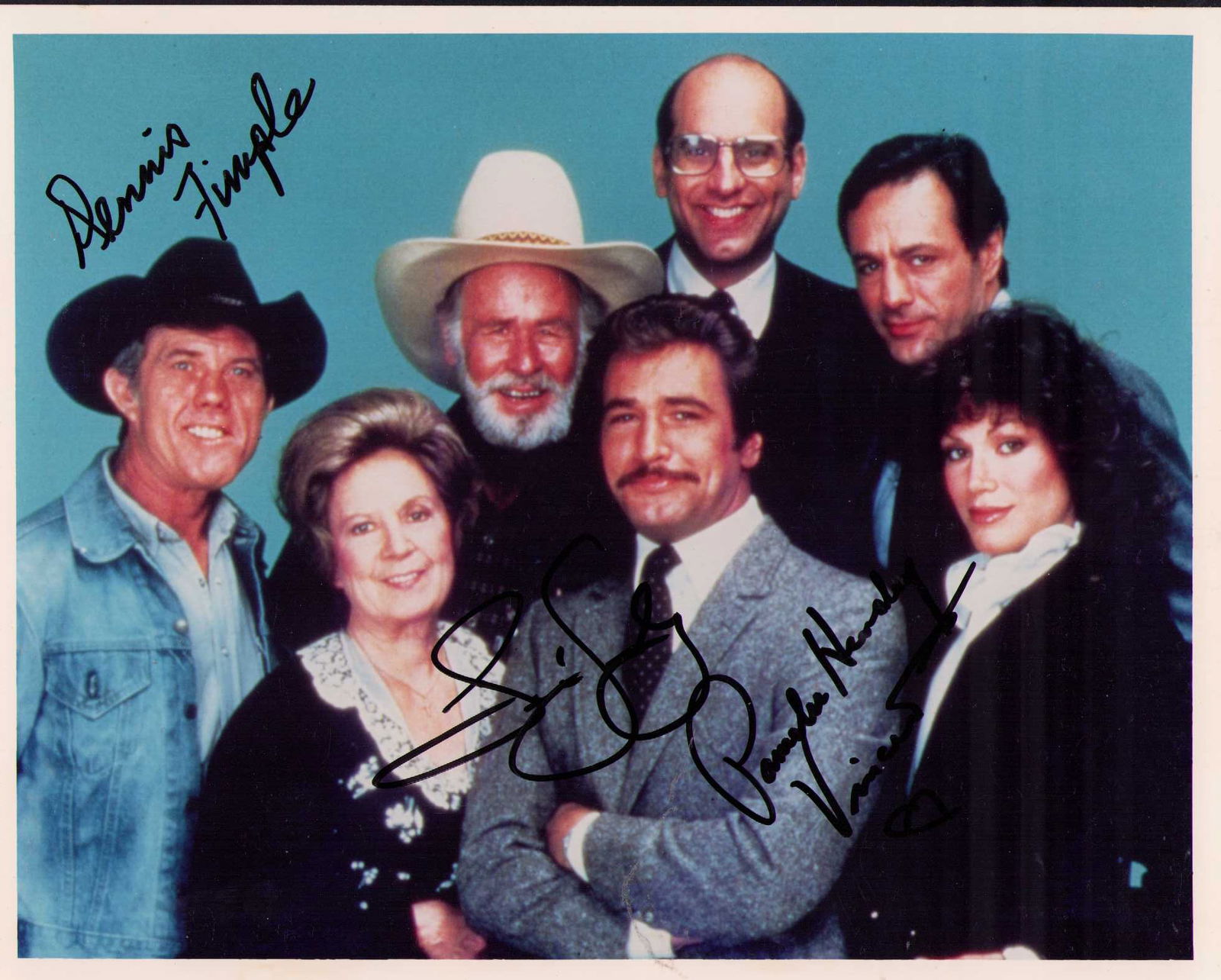 Matt Houston rare cast signed photograph (1 of 1)