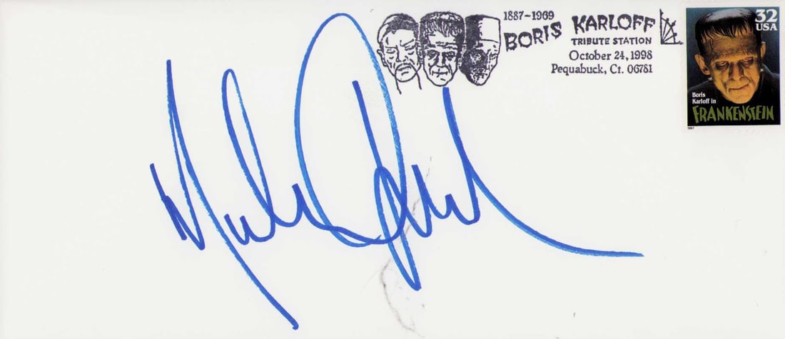 Michael Jackson sigend FDC honoring Thriller: A FDC one of 500 he signed for Thrillers 15th anniversary it comes with a copy of his personal LOA attesting to the details of the signing Certificate of AuthenticityEVERY item in this auction comes w