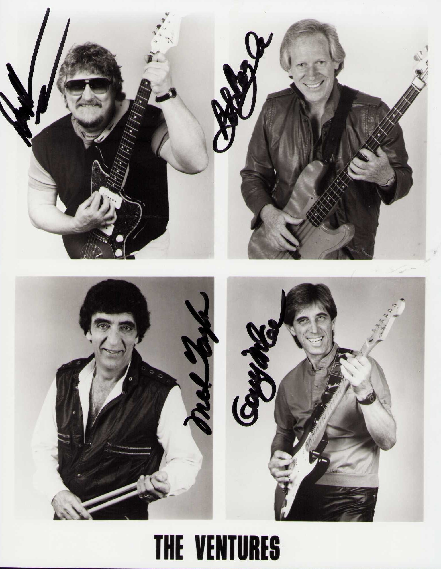 The Ventures signed photograph