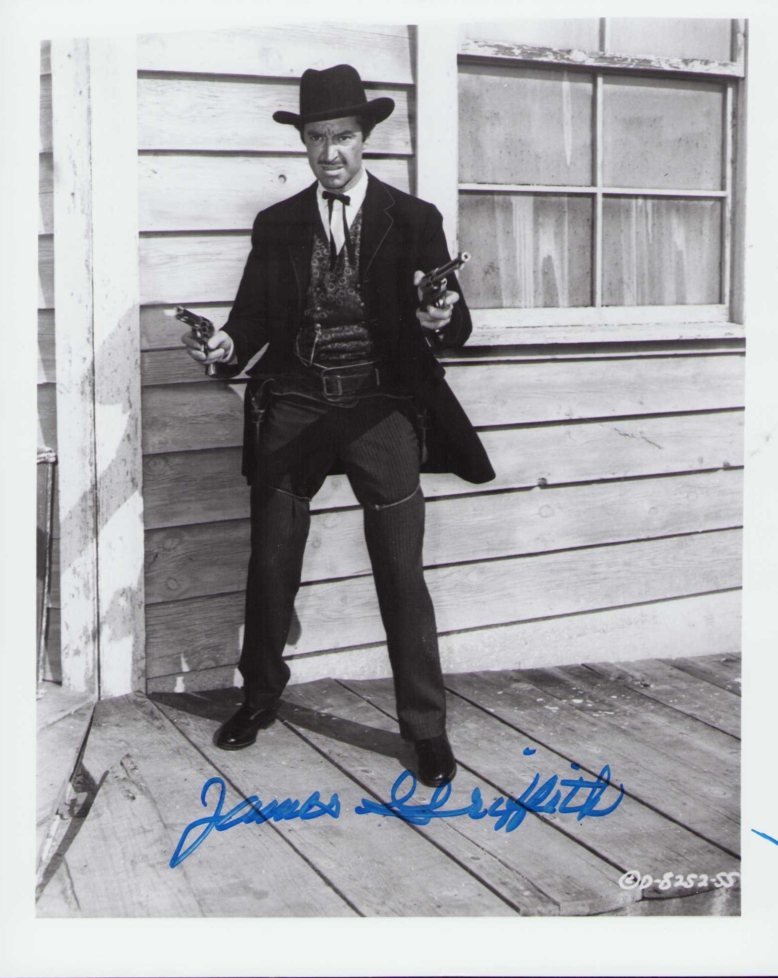 James Griffith signed photograph: A vintage western signed 8x10 Certificate of AuthenticityEVERY item in this auction comes with at minimum one fully illustrated and serial numbered COA signed by the worlds leading authenticator in En