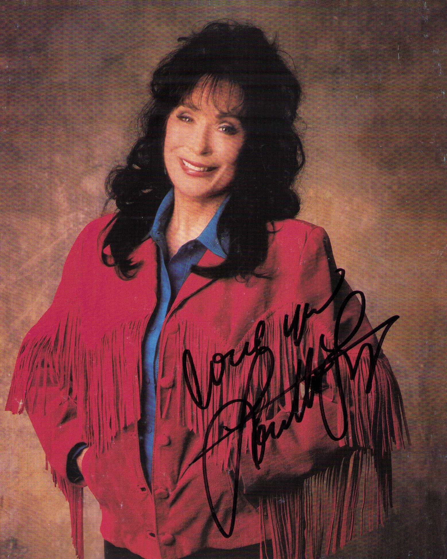 Loretta Lynn signed photograph: A nice vintage signed 8x10 by the deceased Queen of Country Music Loretta Lynn Certificate of AuthenticityEVERY item in this auction comes with at minimum one fully illustrated and serial numbered