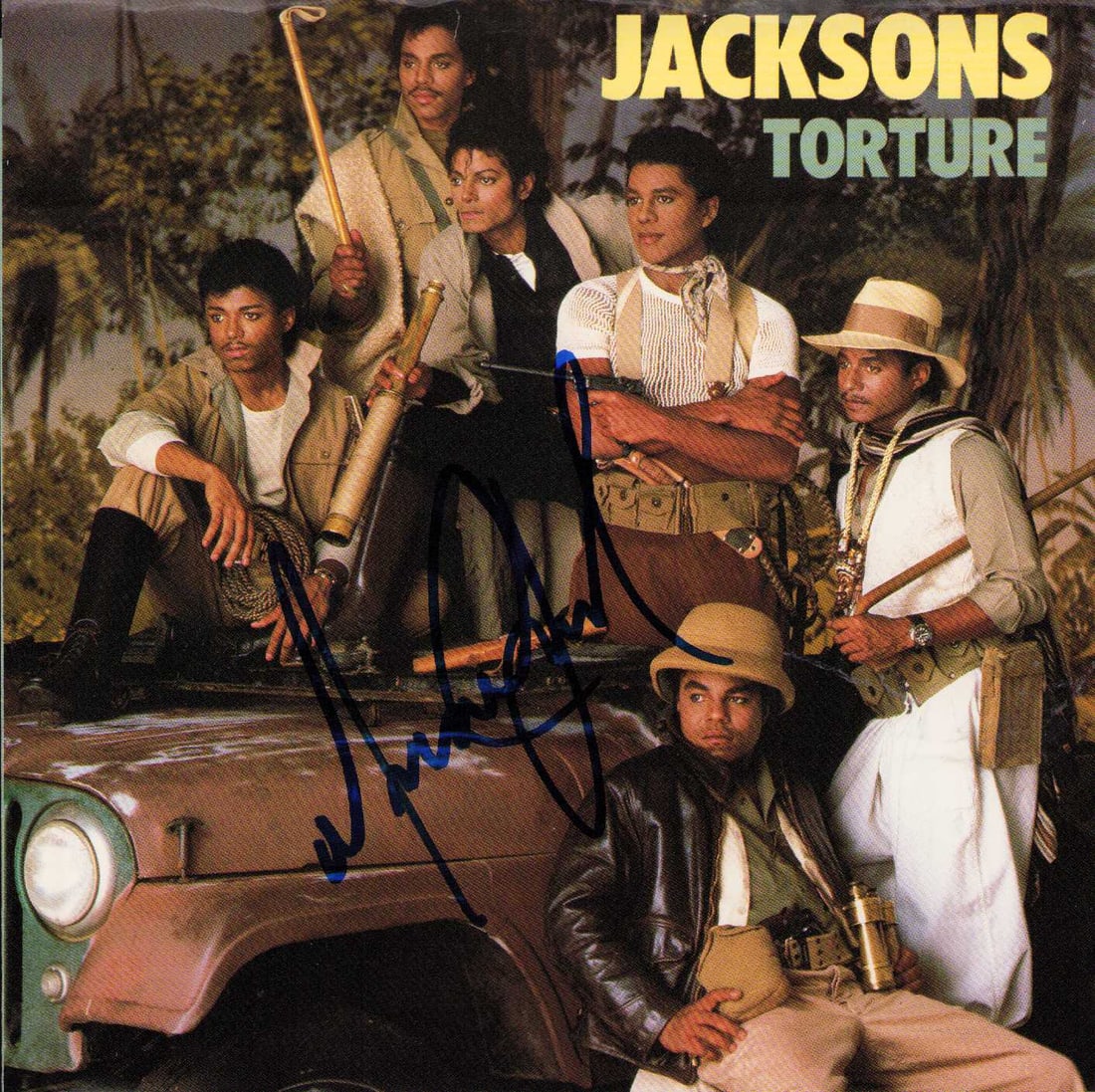 Michael Jackson signed 45rpm picture sleeve and record: A Jackson Five 45 record sleeve signed by Michael in las Vegas in person Certificate of AuthenticityEVERY item in this auction comes with at minimum one fully illustrated and serial numbered COA