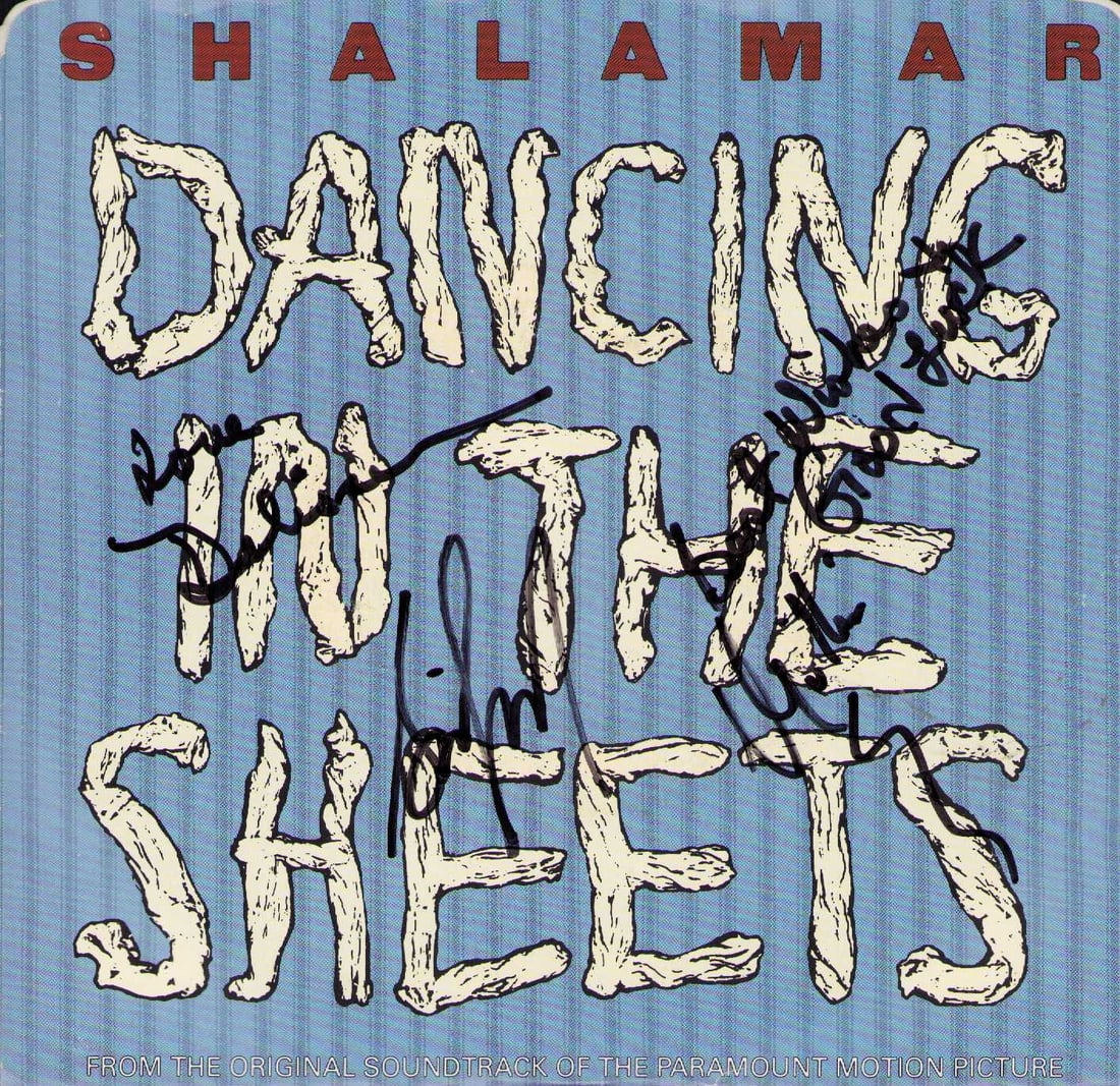 Shalamar signed 45rpm record and sleeve: Shalamar band signed original 45 record sleeve Certificate of AuthenticityEVERY item in this auction comes with at minimum one fully illustrated and serial numbered COA signed by the worlds leading